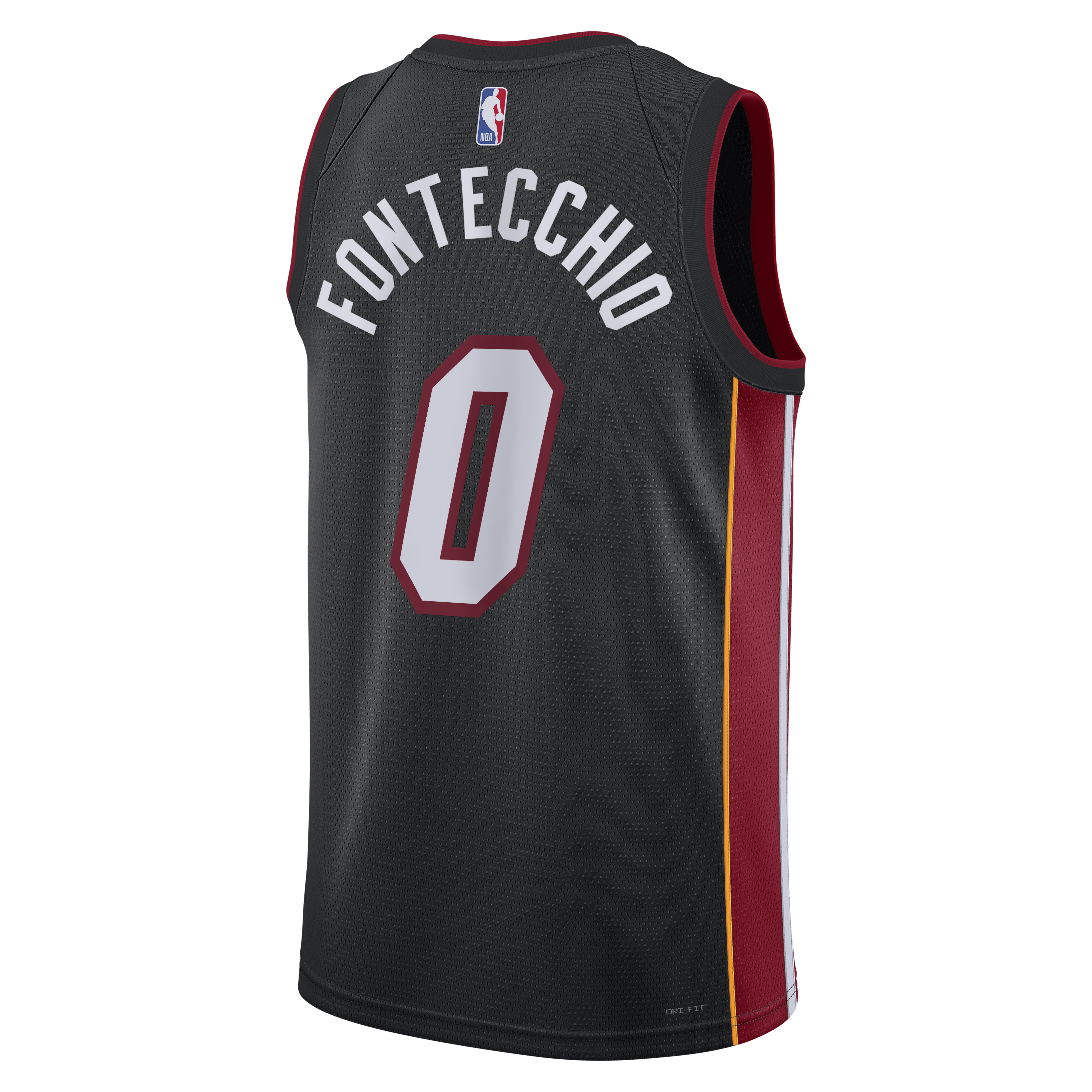 Miami Heat Nike Icon Edition Swingman Jersey - Black - Simone Fontecchio - Unisex NBA Team Jersey Basketball Fan Apparel