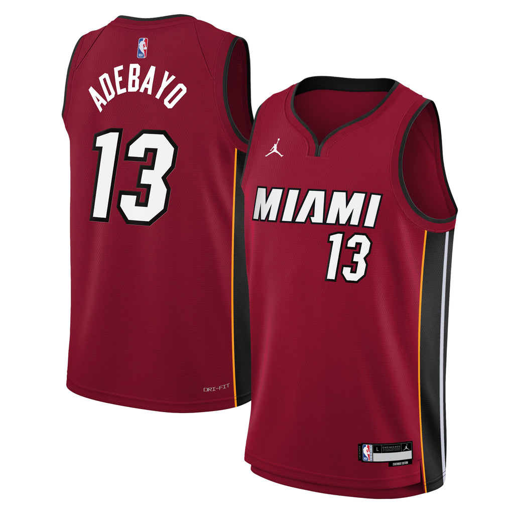 Miami Heat Jordan Statement Edition Swingman Jersey 22 - Red - Bam Adebayo - Youth NBA Team Jersey Basketball Fan Apparel