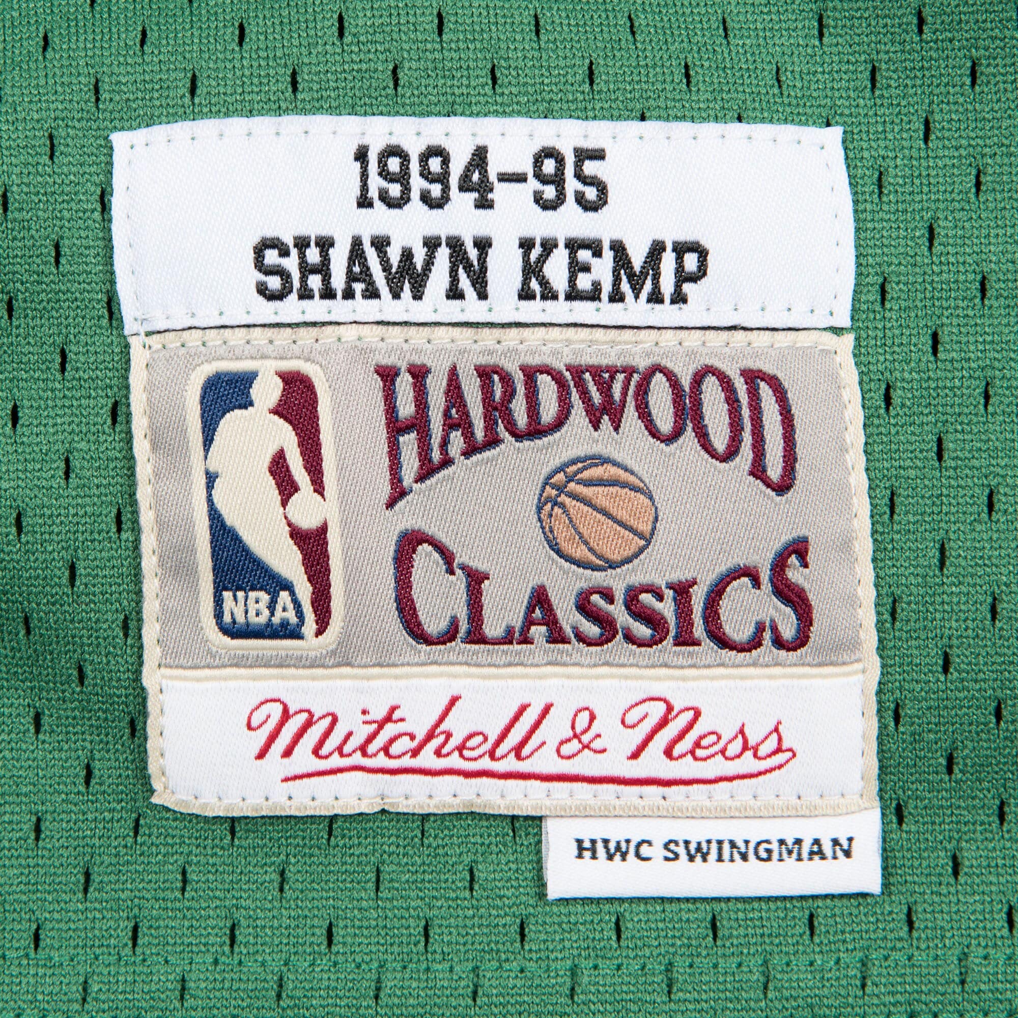 Seattle SuperSonics Mitchell & Ness Shawn Kemp Hardwood Classics Road Swingman Jersey - Men's NBA Team Jersey Basketball Fan Apparel