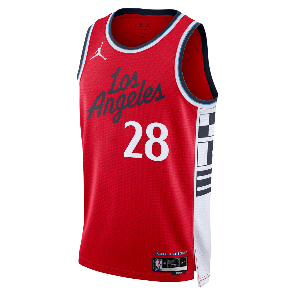 LA Clippers Jordan Brand Statement Edition Swingman Jersey - Red - Rui Hachimura - Men's NBA Team Jersey Basketball Fan Apparel