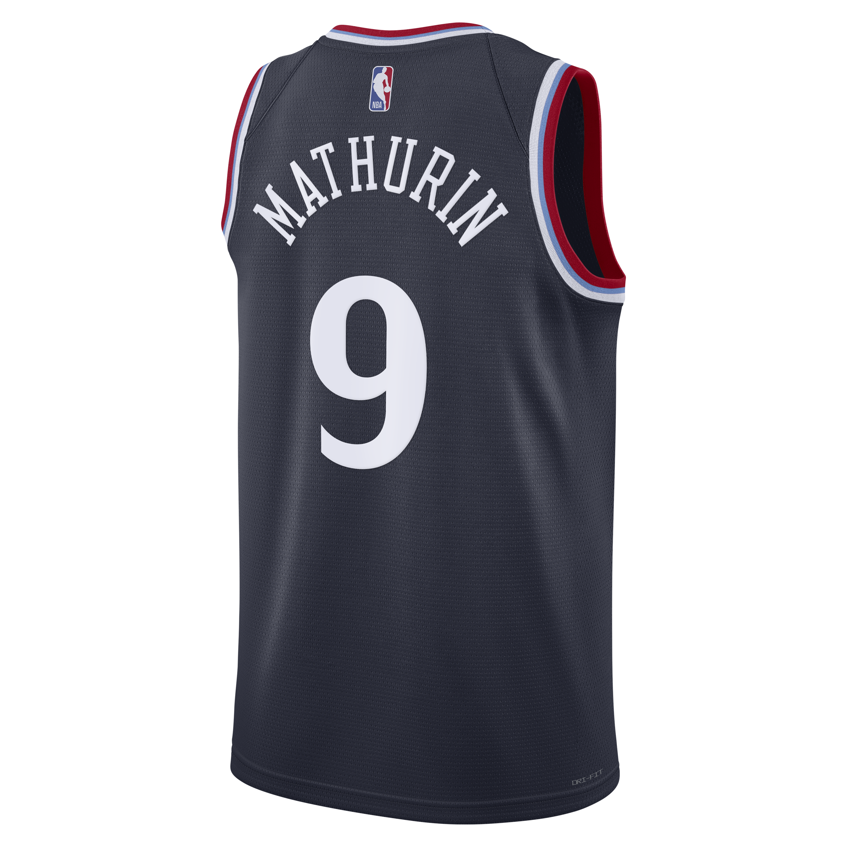 Los Angeles Clippers Nike Replica Icon Edition Swingman Jersey - Navy - Bennedict Mathurin - Unisex NBA Team Jersey Basketball Fan Apparel