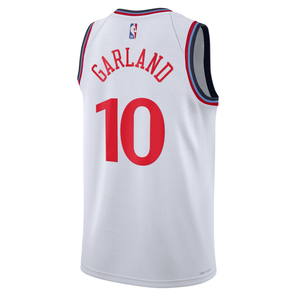 Los Angeles Clippers Nike Association Edition Swingman Jersey - White - Darius Garland - Unisex NBA Team Jersey Basketball Fan Apparel