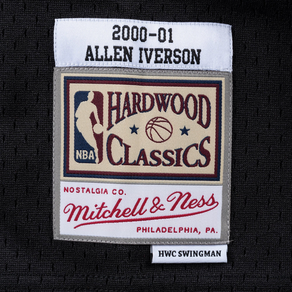 Philadelphia 76ers Mitchell & Ness Swingman Jersey Road Allen Iverson 2000-01 NBA Team Jersey Basketball Fan Apparel