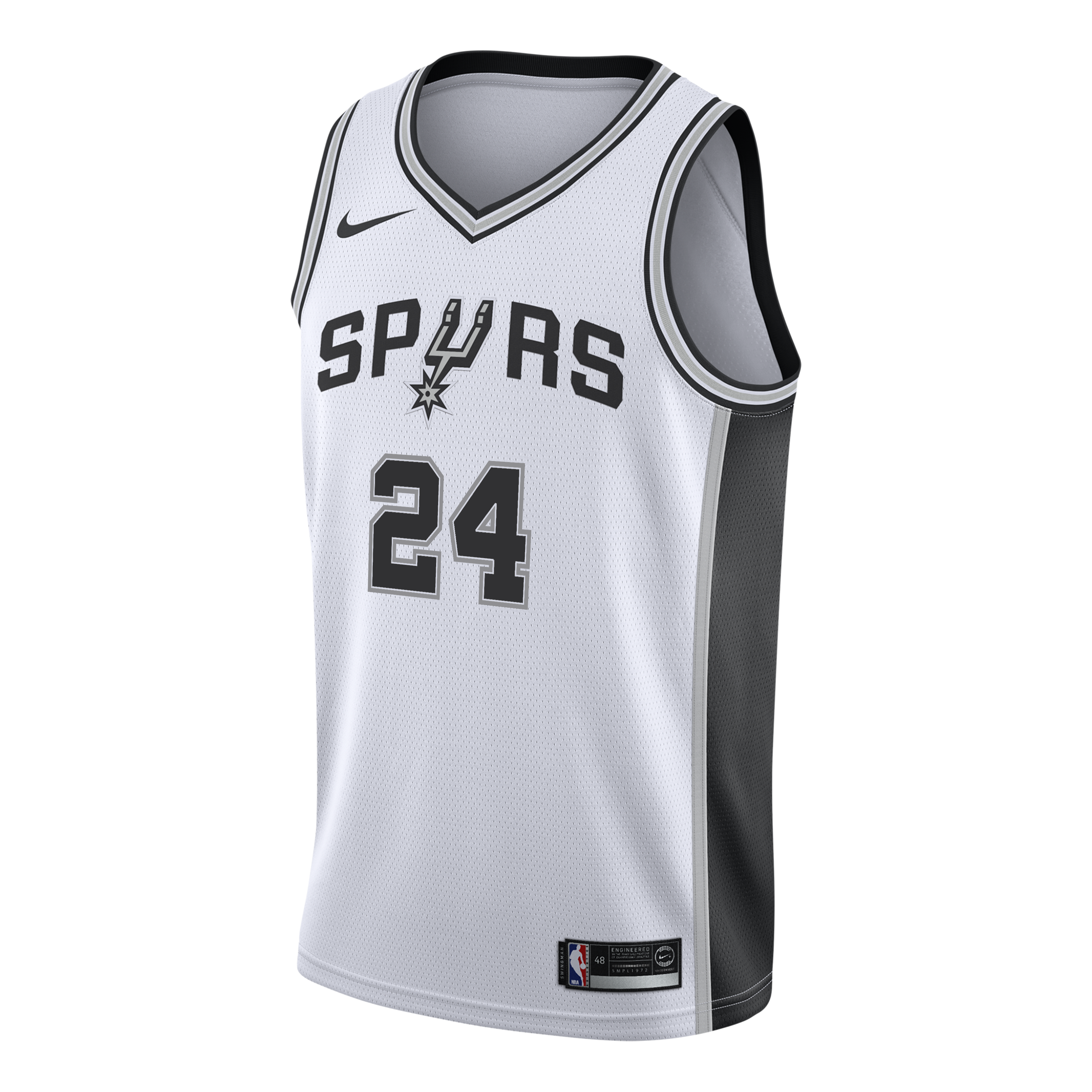 San Antonio Spurs Nike Association Edition Swingman Jersey - White - Devin Vassell - Youth NBA Team Jersey Basketball Fan Apparel