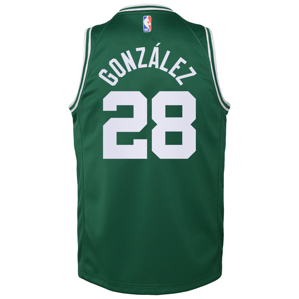 Boston Celtics Nike Icon Edition Swingman Jersey - Kelly Green - Hugo González - Youth NBA Team Jersey Basketball Fan Apparel