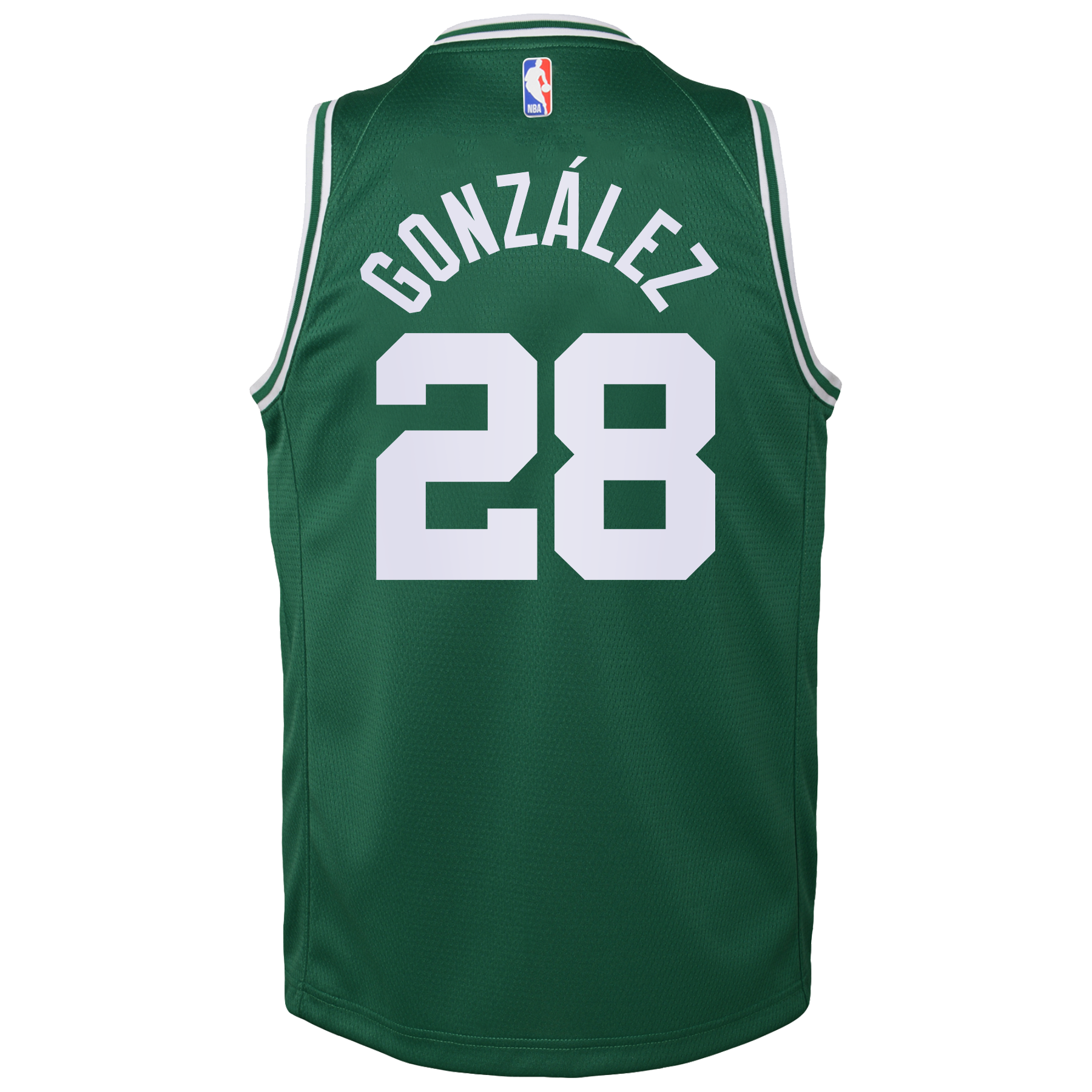 Boston Celtics Nike Icon Edition Swingman Jersey - Kelly Green - Hugo González - Youth NBA Team Jersey Basketball Fan Apparel