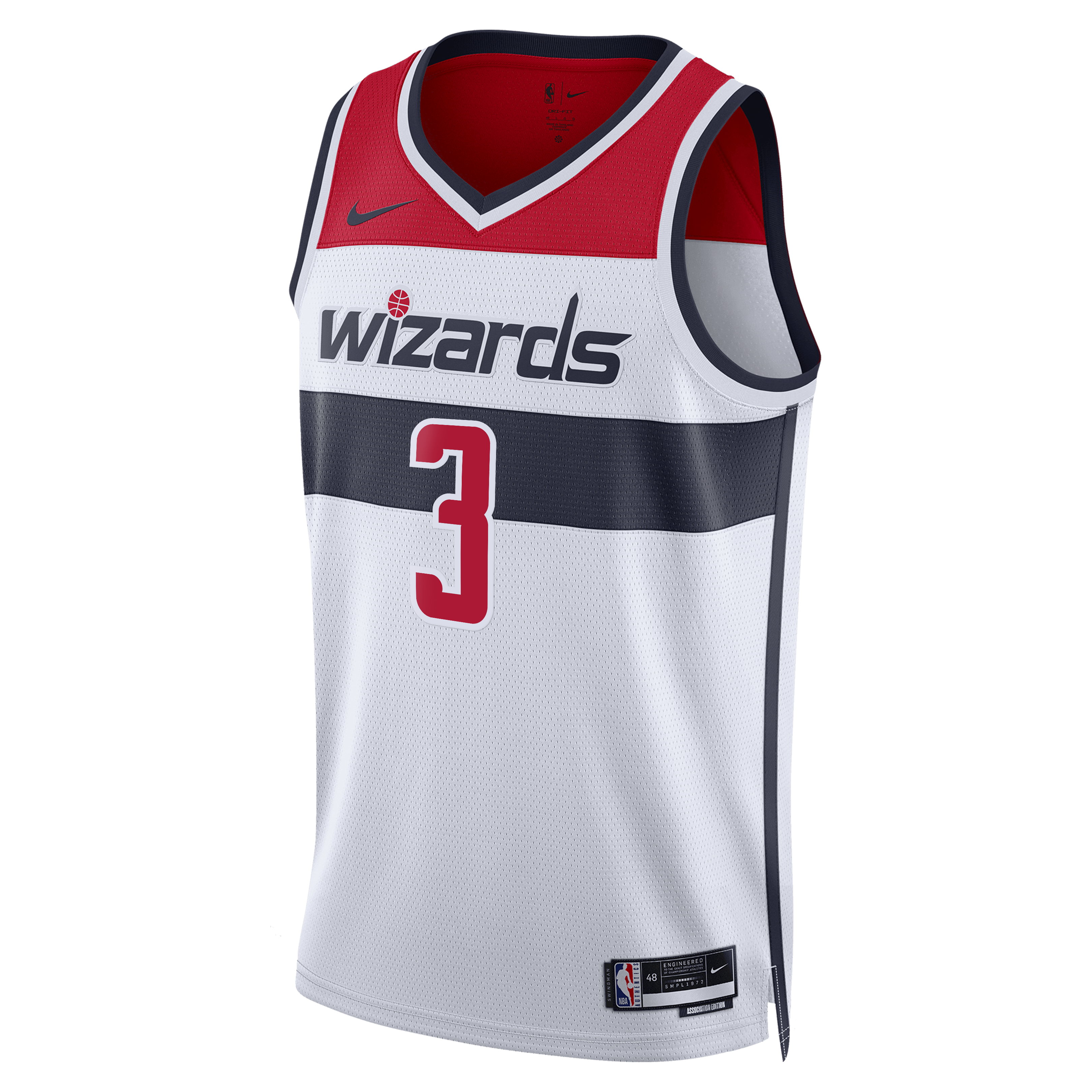 Washington Wizards Nike Association Edition Swingman Jersey - White - Trae Young - Unisex NBA Team Jersey Basketball Fan Apparel