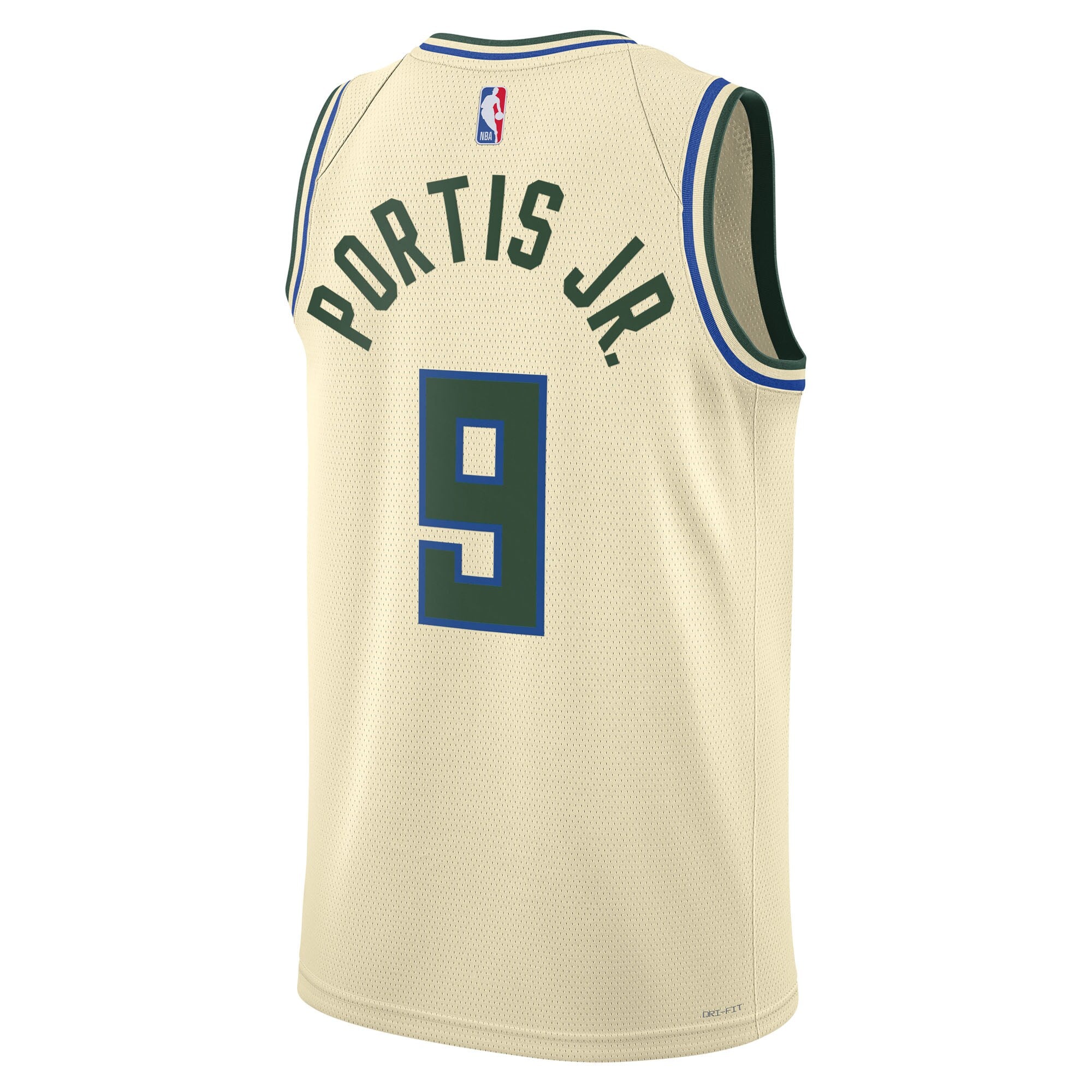 Milwaukee Bucks Nike 2025/26 City Edition Swingman Jersey - Cream - Bobby Portis - Unisex NBA Team Jersey Basketball Fan Apparel