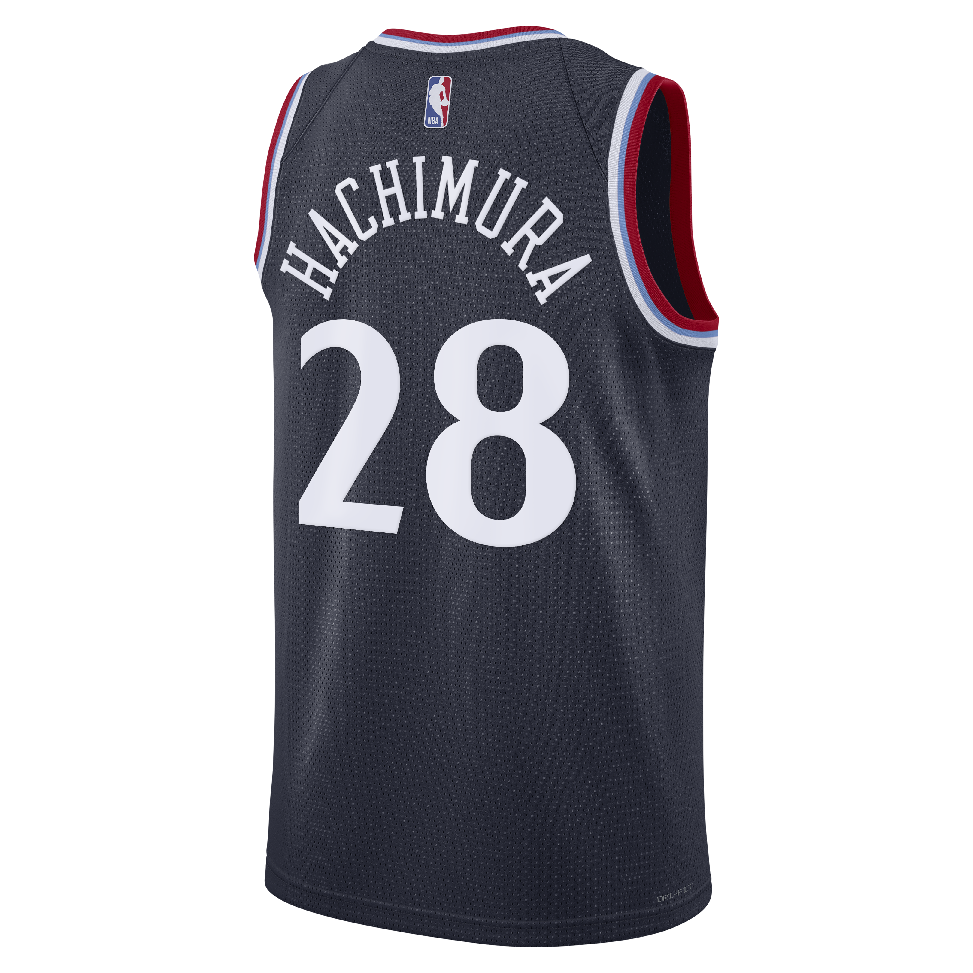 Los Angeles Clippers Nike Replica Icon Edition Swingman Jersey - Navy - Rui Hachimura - Youth NBA Team Jersey Basketball Fan Apparel
