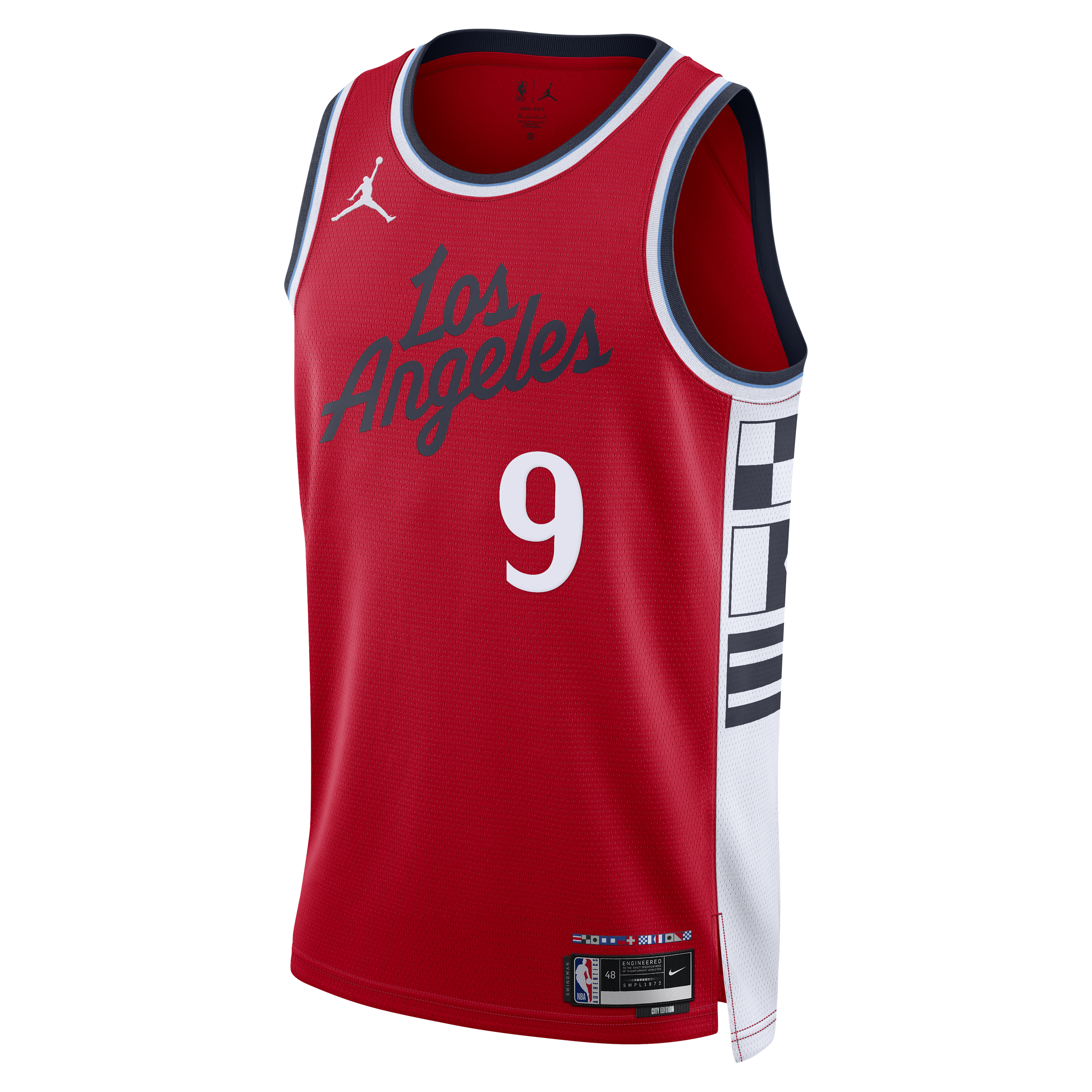 LA Clippers Jordan Brand Statement Edition Swingman Jersey - Red - Bennedict Mathurin - Men's NBA Team Jersey Basketball Fan Apparel