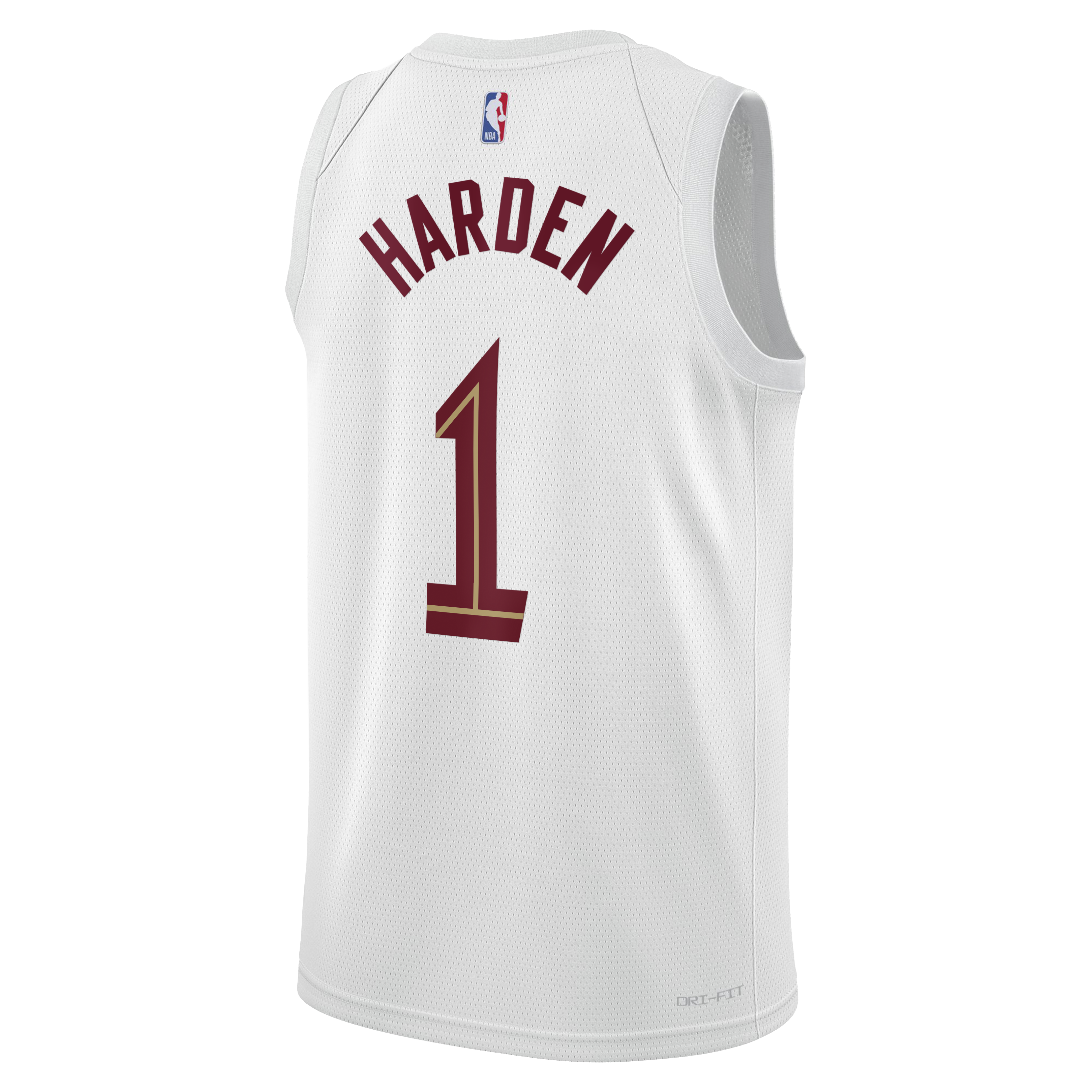 Cleveland Cavaliers Nike Association Edition Swingman Jersey - White - James Harden - Youth NBA Team Jersey Basketball Fan Apparel