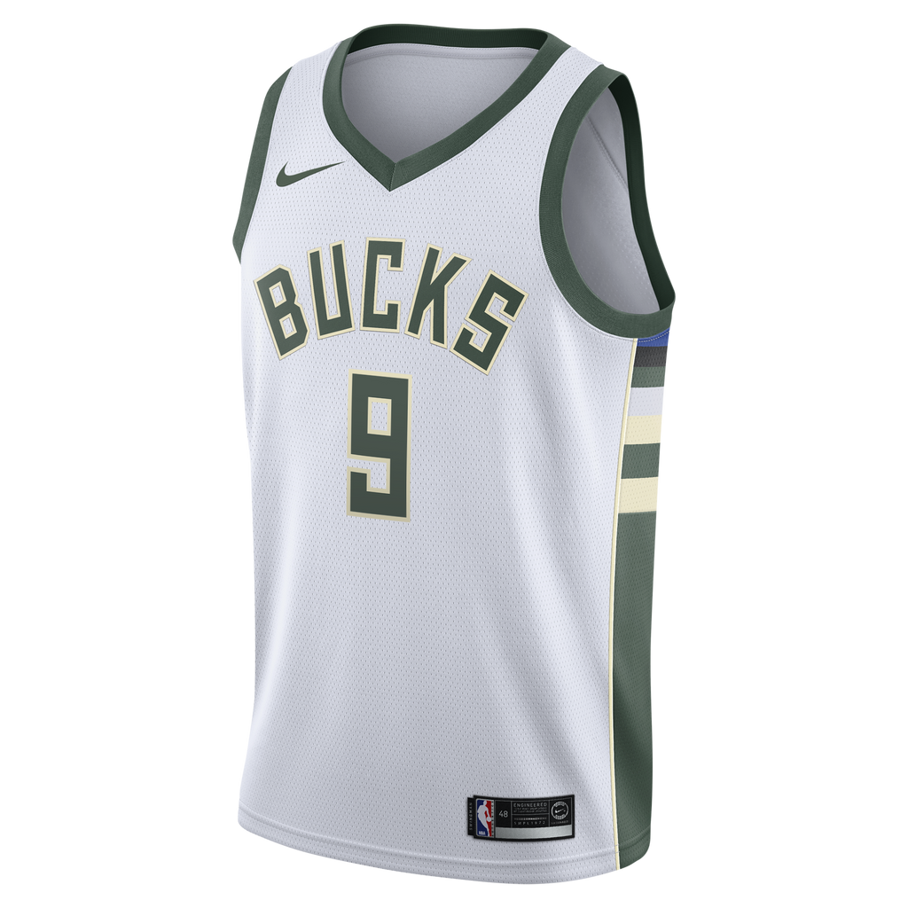 Milwaukee Bucks Nike Association Edition Swingman Jersey - White - Kel'el Ware - Youth NBA Team Jersey Basketball Fan Apparel