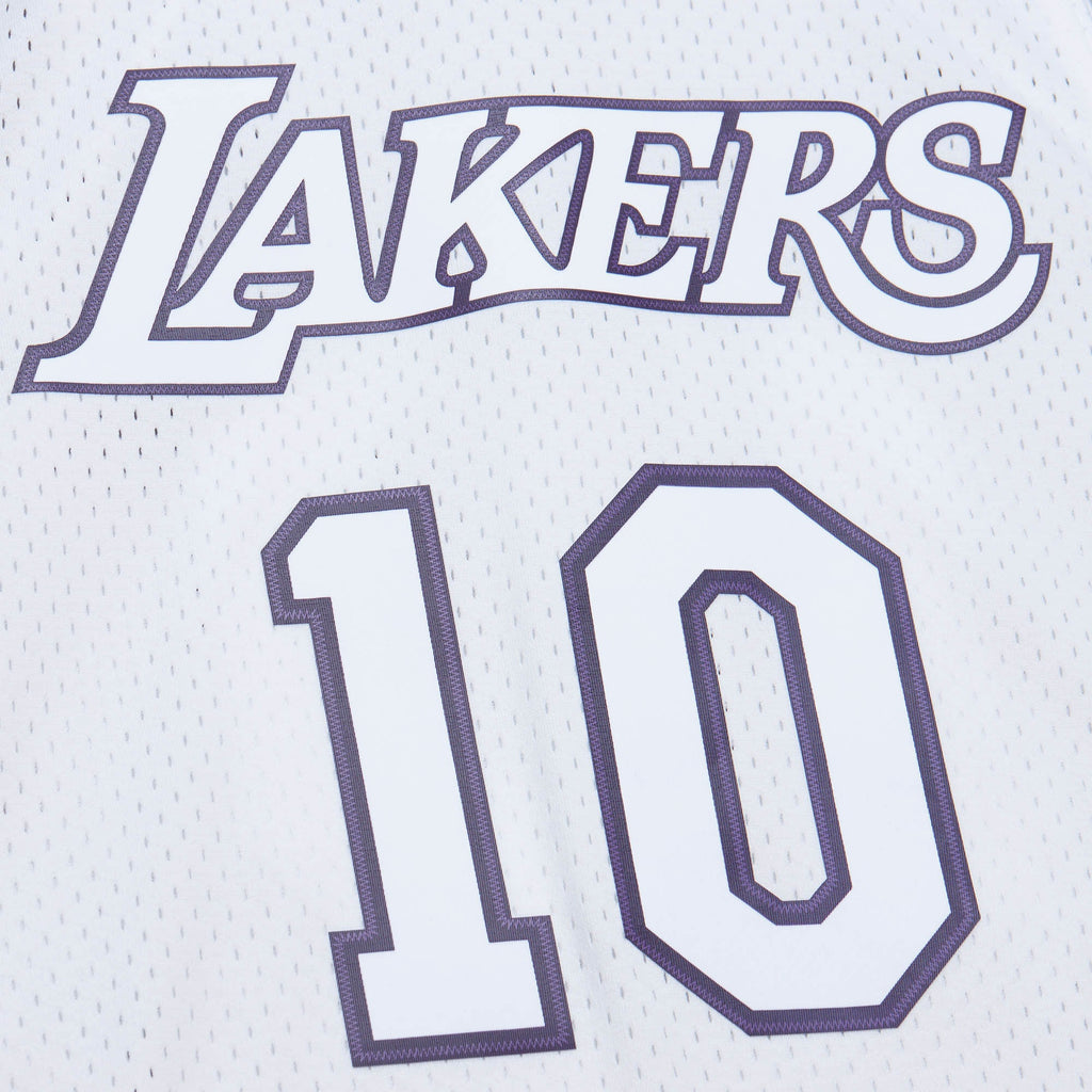 Los Angeles Lakers Mitchell & Ness Steve Nash 2012 Day Authentic Jersey - White NBA Team Jersey Basketball Fan Apparel