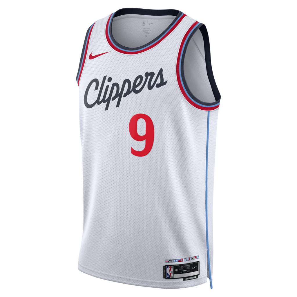 Los Angeles Clippers Nike Replica Association Edition Swingman Jersey - White - Bennedict Mathurin - Unisex NBA Team Jersey Basketball Fan Apparel