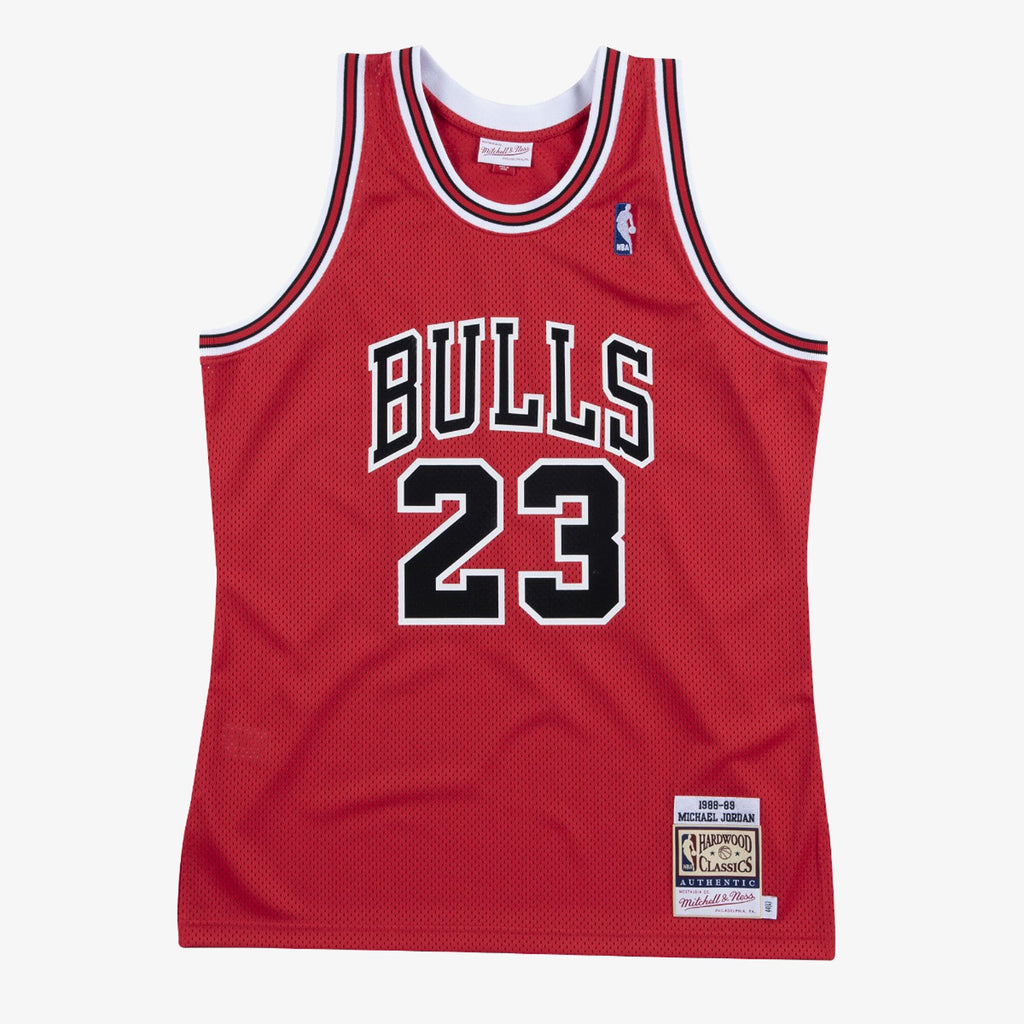 Chicago Bulls Mitchell & Ness Authentic Jersey Michael Jordan 1988-89 NBA Team Jersey Basketball Fan Apparel