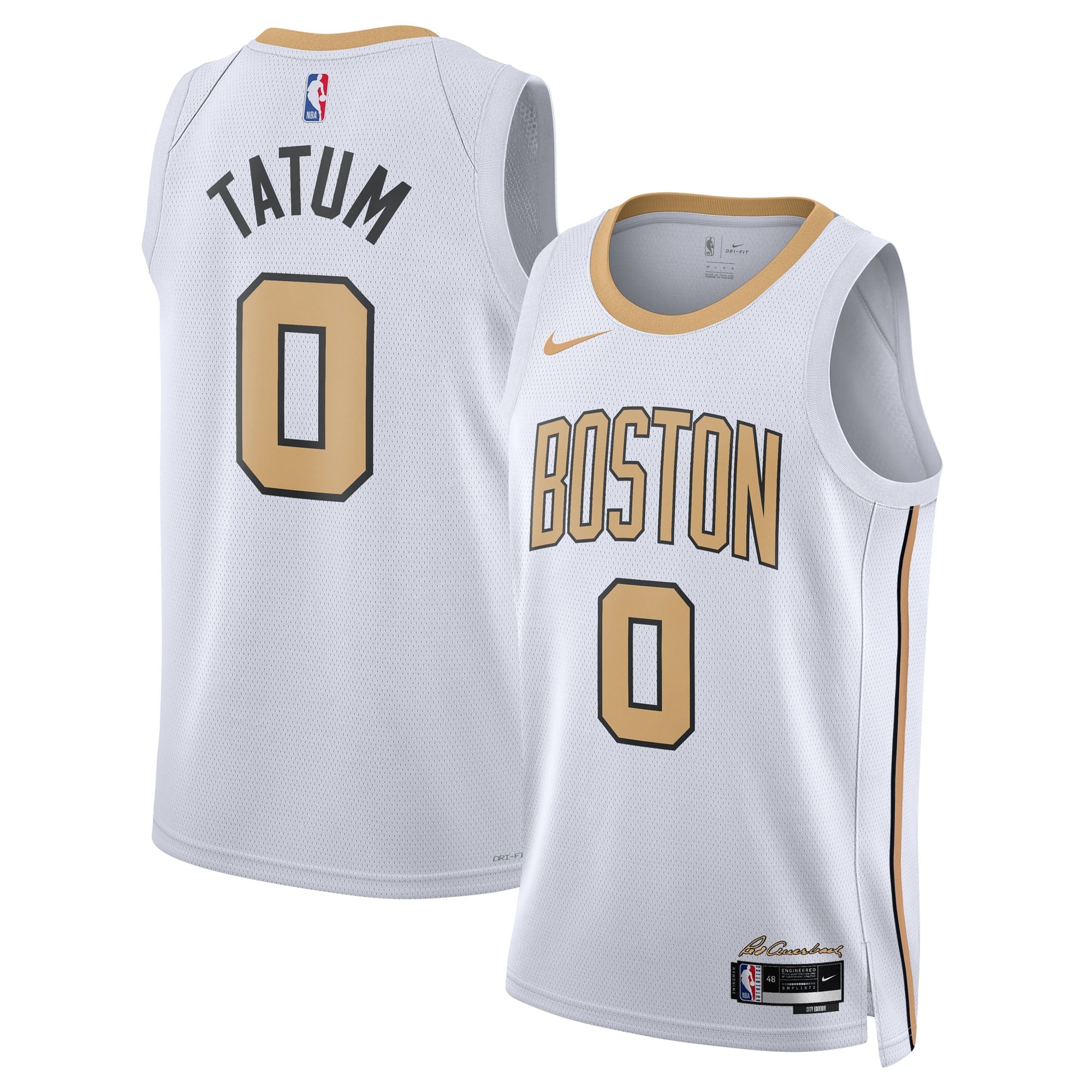 Boston Celtics Nike 2025/26 City Edition Swingman Jersey - White - Jayson Tatum - Unisex NBA Team Jersey Basketball Fan Apparel