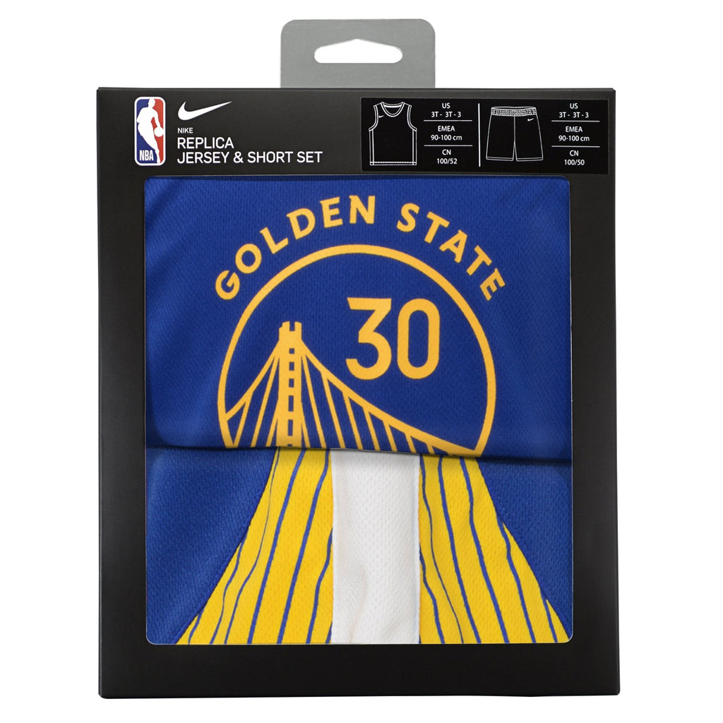 Golden State Warriors Replica Icon Jersey Box Set - Stephen Curry - Toddler NBA Team Jersey Basketball Fan Apparel