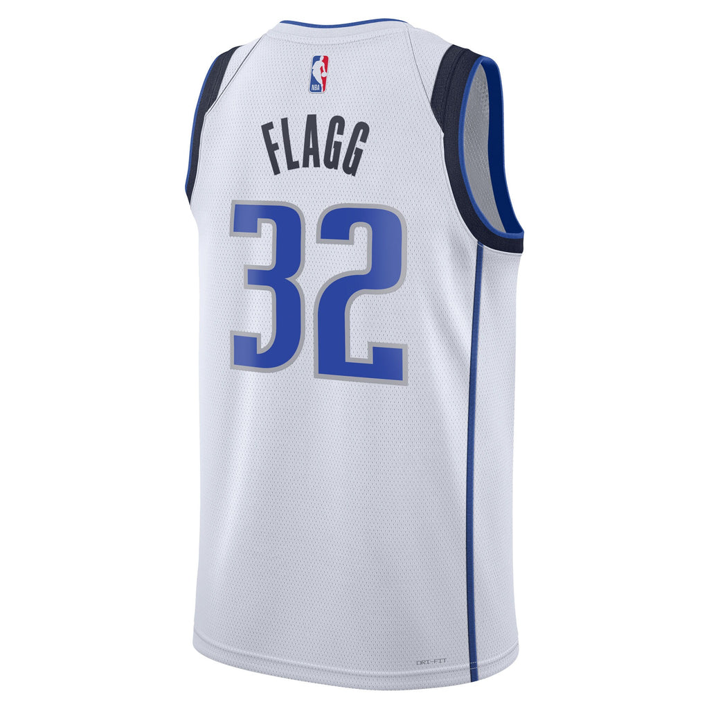 Dallas Mavericks Nike Association Edition Swingman Jersey NBA 2025 First Round Draft Pick - White - Cooper Flagg - Unisex NBA Team Jersey Basketball F