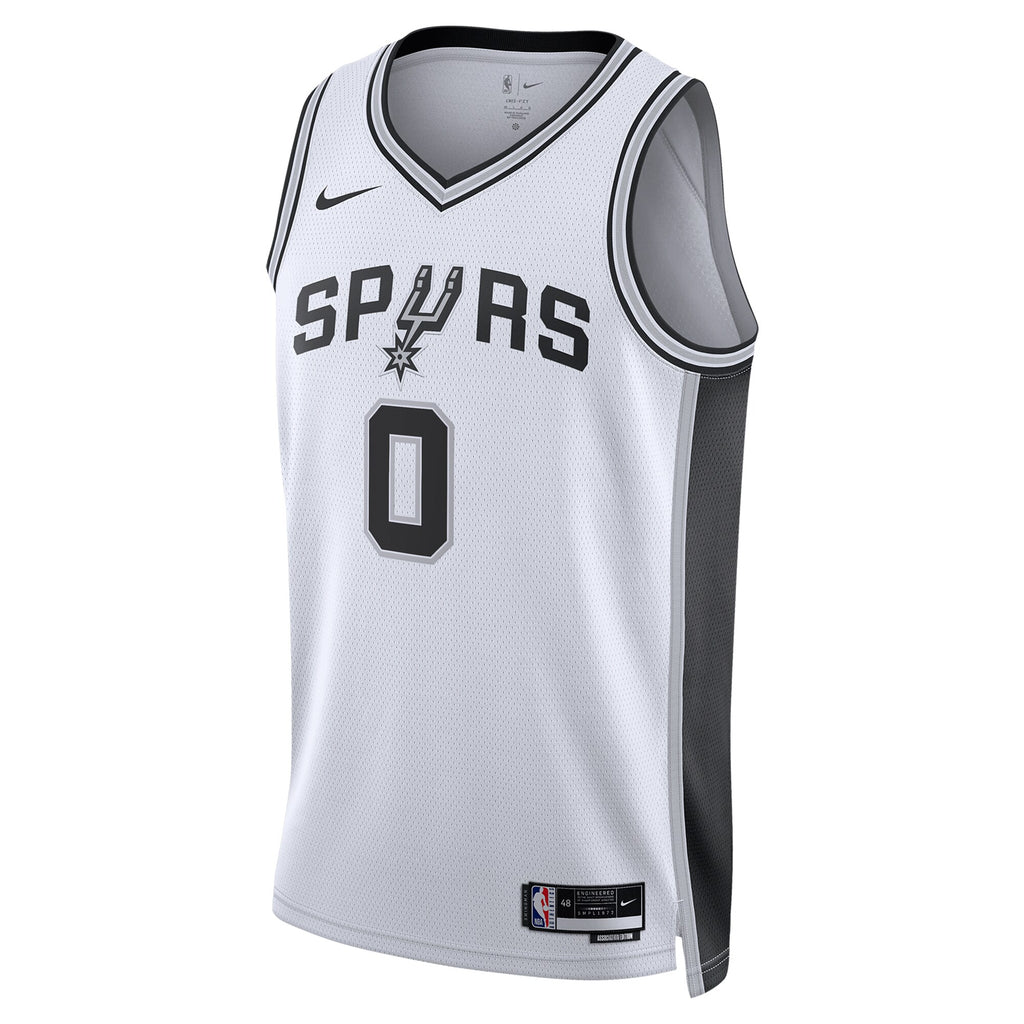 San Antonio Spurs Nike Association Edition Swingman Jersey - White - Keldon Johnson - Unisex NBA Team Jersey Basketball Fan Apparel