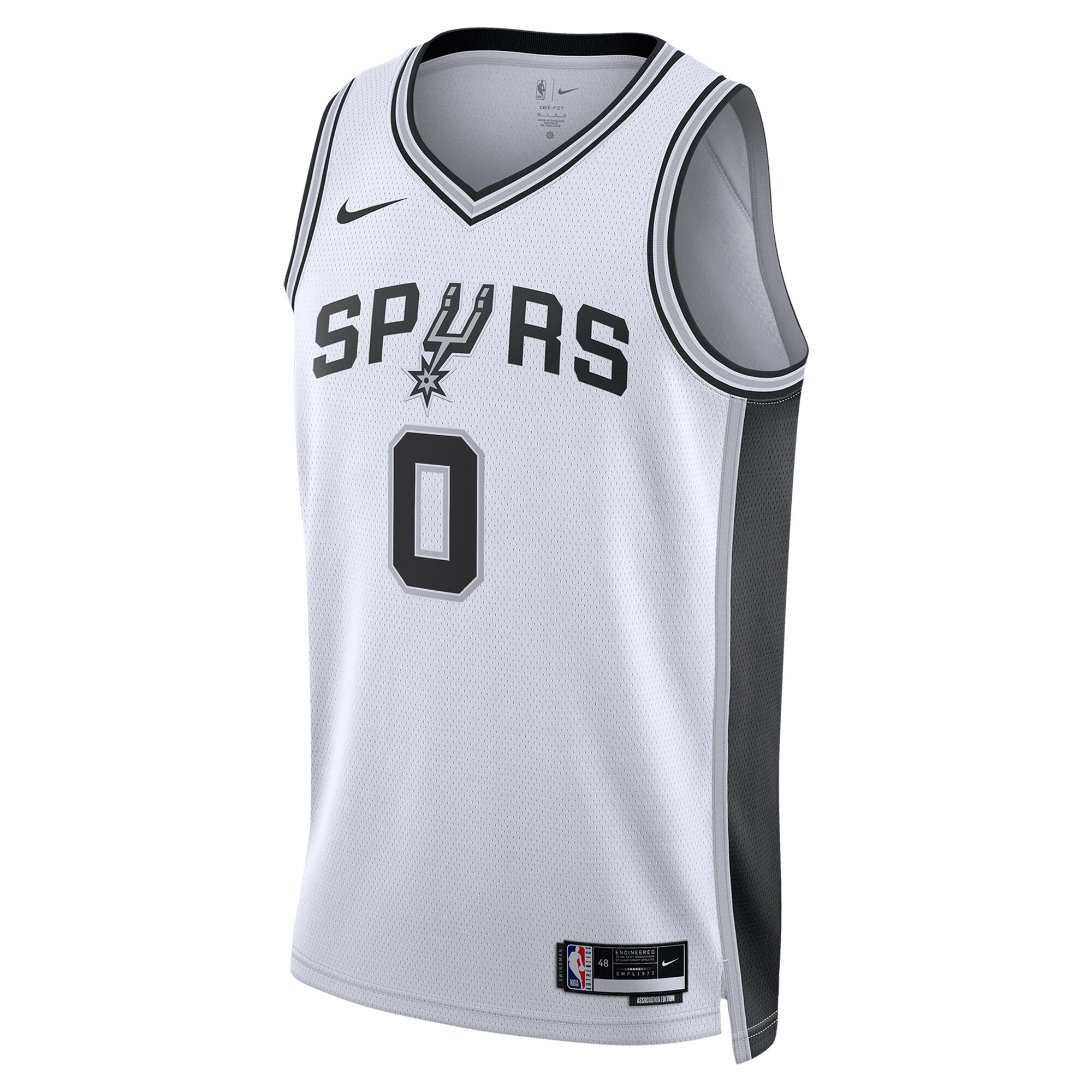San Antonio Spurs Nike Association Edition Swingman Jersey - White - Keldon Johnson - Unisex NBA Team Jersey Basketball Fan Apparel