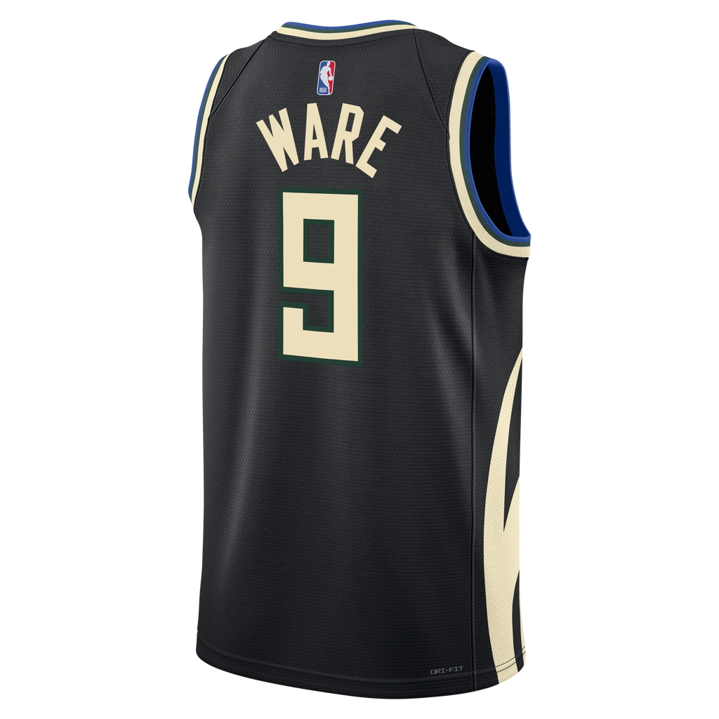 Milwaukee Bucks Jordan Brand Statement Edition Swingman Jersey - Hunter Green - Kel'el Ware - Unisex NBA Team Jersey Basketball Fan Apparel