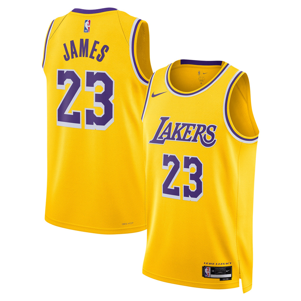Los Angeles Lakers Nike Icon Swingman Jersey - LeBron James - Unisex NBA Team Jersey Basketball Fan Apparel