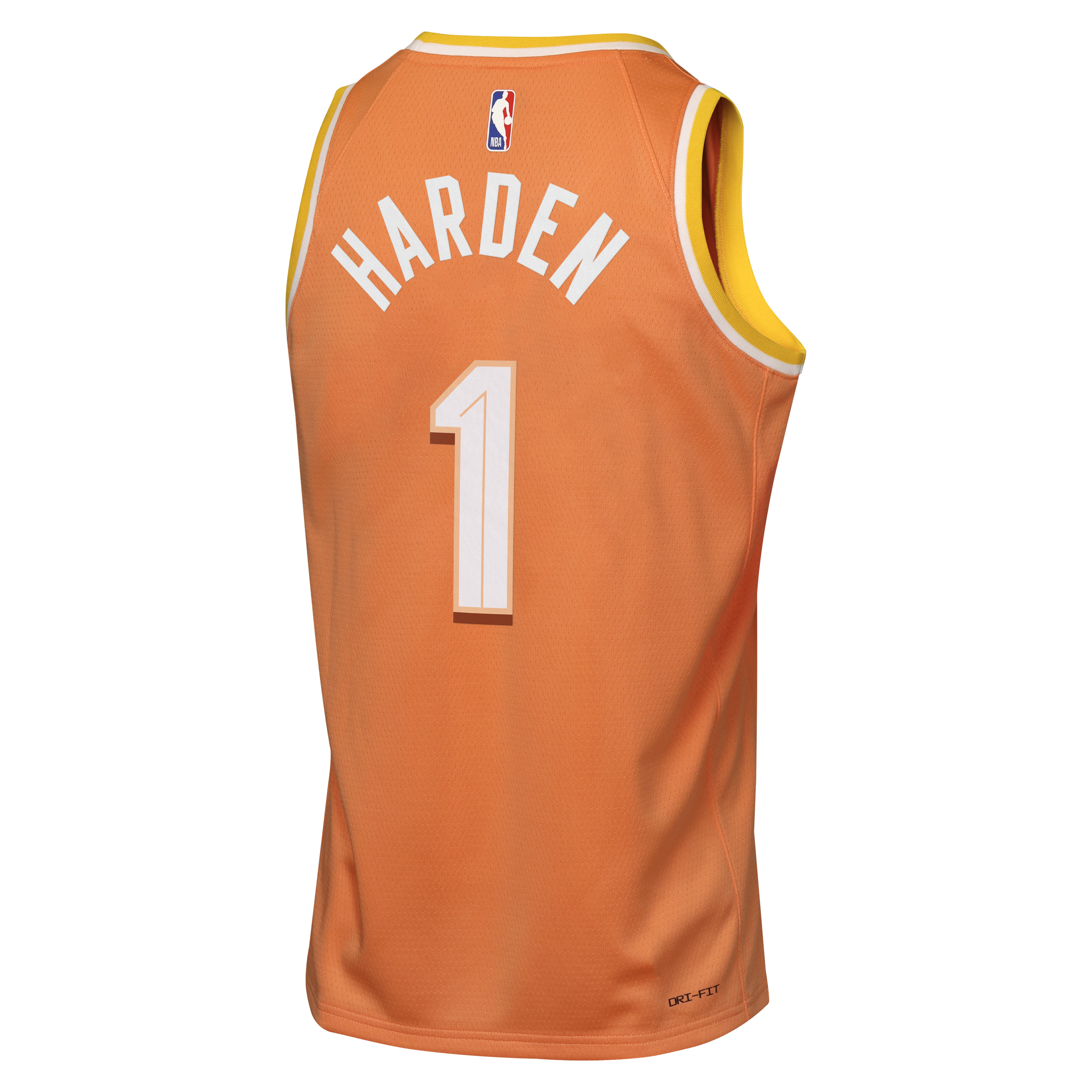 Nike Cleveland Cavaliers 2025/26 City Edition Swingman Jersey - Orange - James Harden - Youth NBA Team Jersey Basketball Fan Apparel
