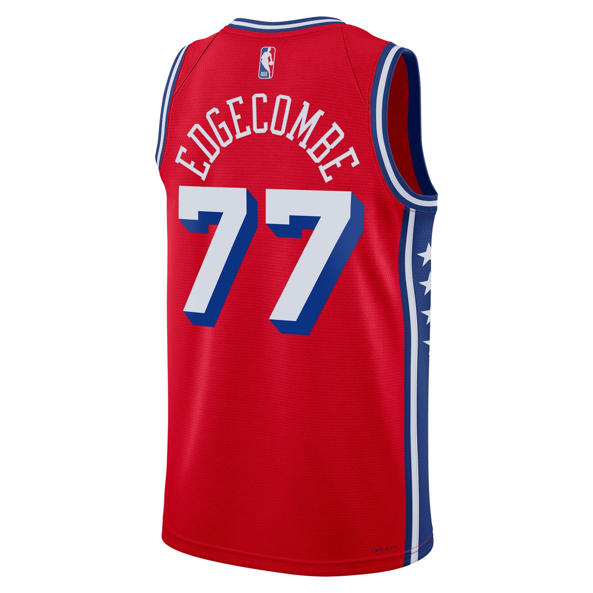 Philadelphia 76ers Jordan Brand Statement Edition Swingman Jersey - Red - VJ Edgecombe - Unisex NBA Team Jersey Basketball Fan Apparel