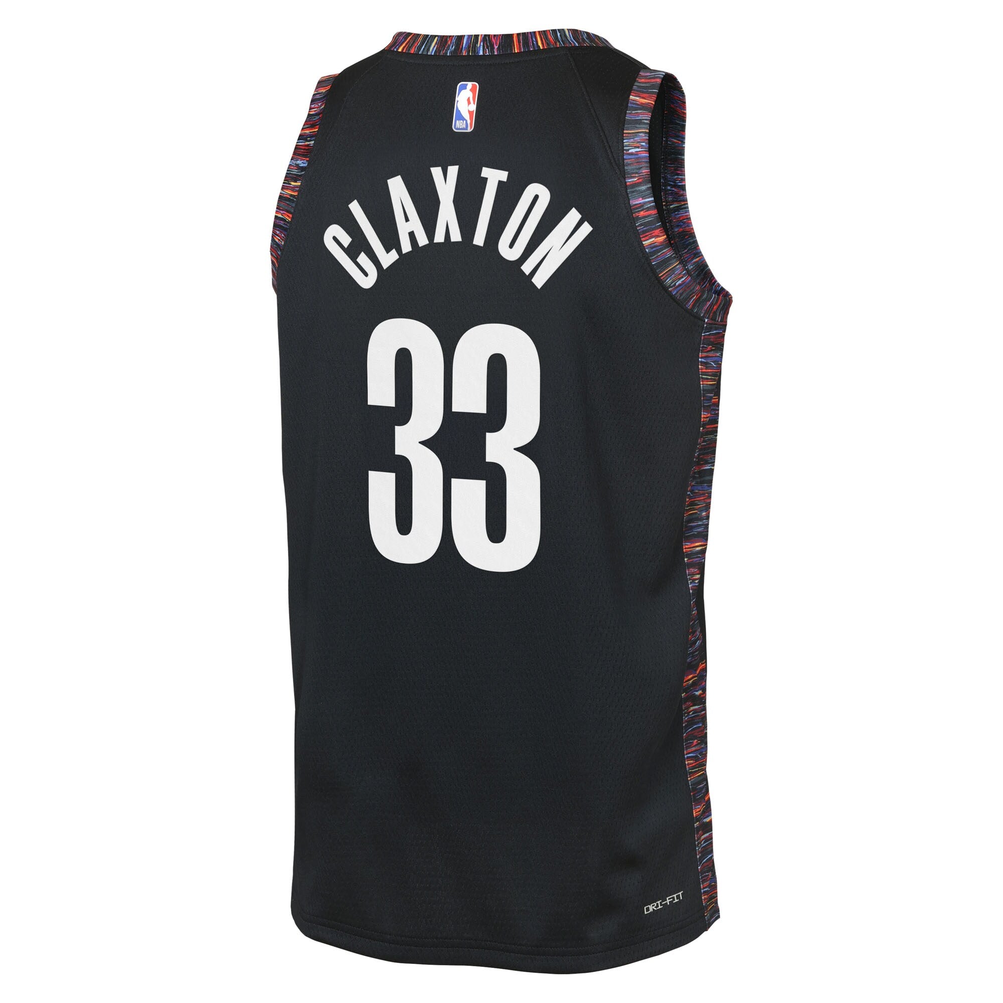 Brooklyn Nets Nike 2025/26 City Edition Swingman Jersey - Black - Nic Claxton - Youth NBA Team Jersey Basketball Fan Apparel