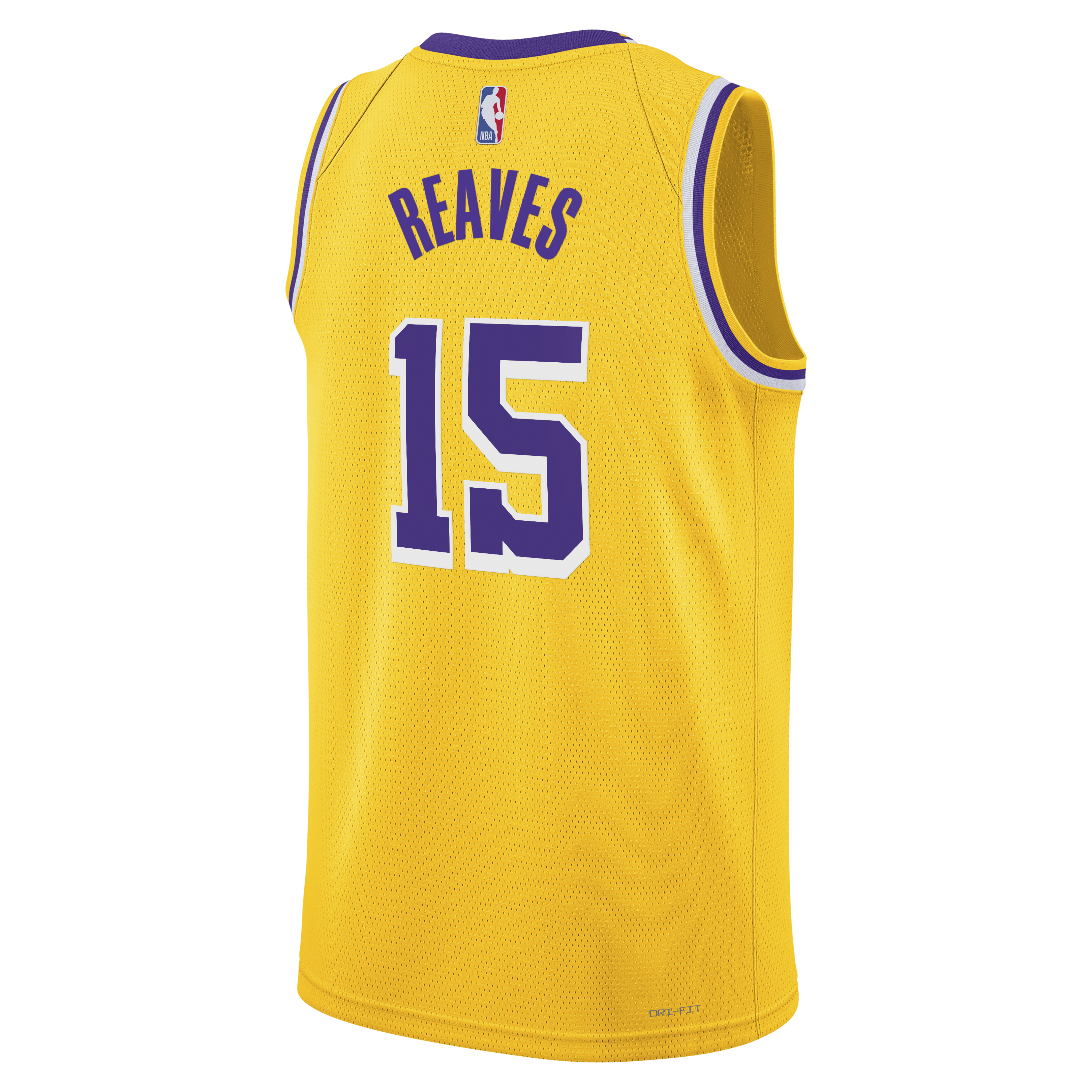 Los Angeles Lakers Nike Icon Edition Swingman Jersey - Gold - Austin Reaves - Unisex NBA Team Jersey Basketball Fan Apparel