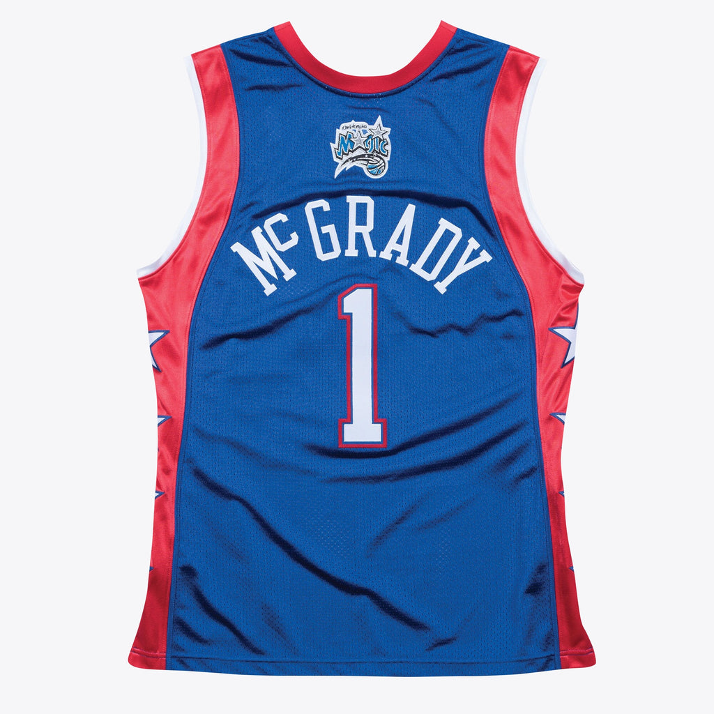 Mitchell & Ness NBA Tracy McGrady 2004 All-Star Authentic Jersey - Blue - Men's NBA Team Jersey Basketball Fan Apparel