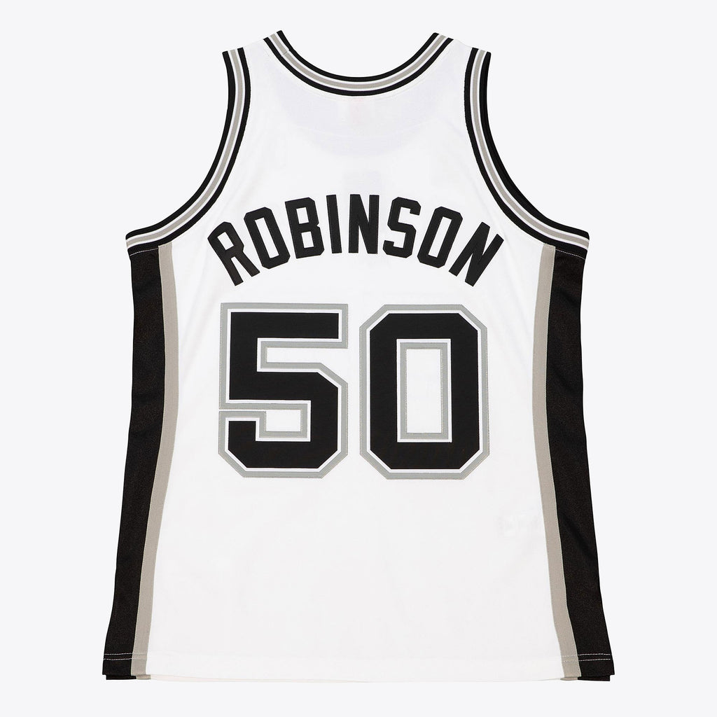 San Antonio Spurs Mitchell & Ness David Robinson 2002 Home Finals Authentic Jersey - White NBA Team Jersey Basketball Fan Apparel