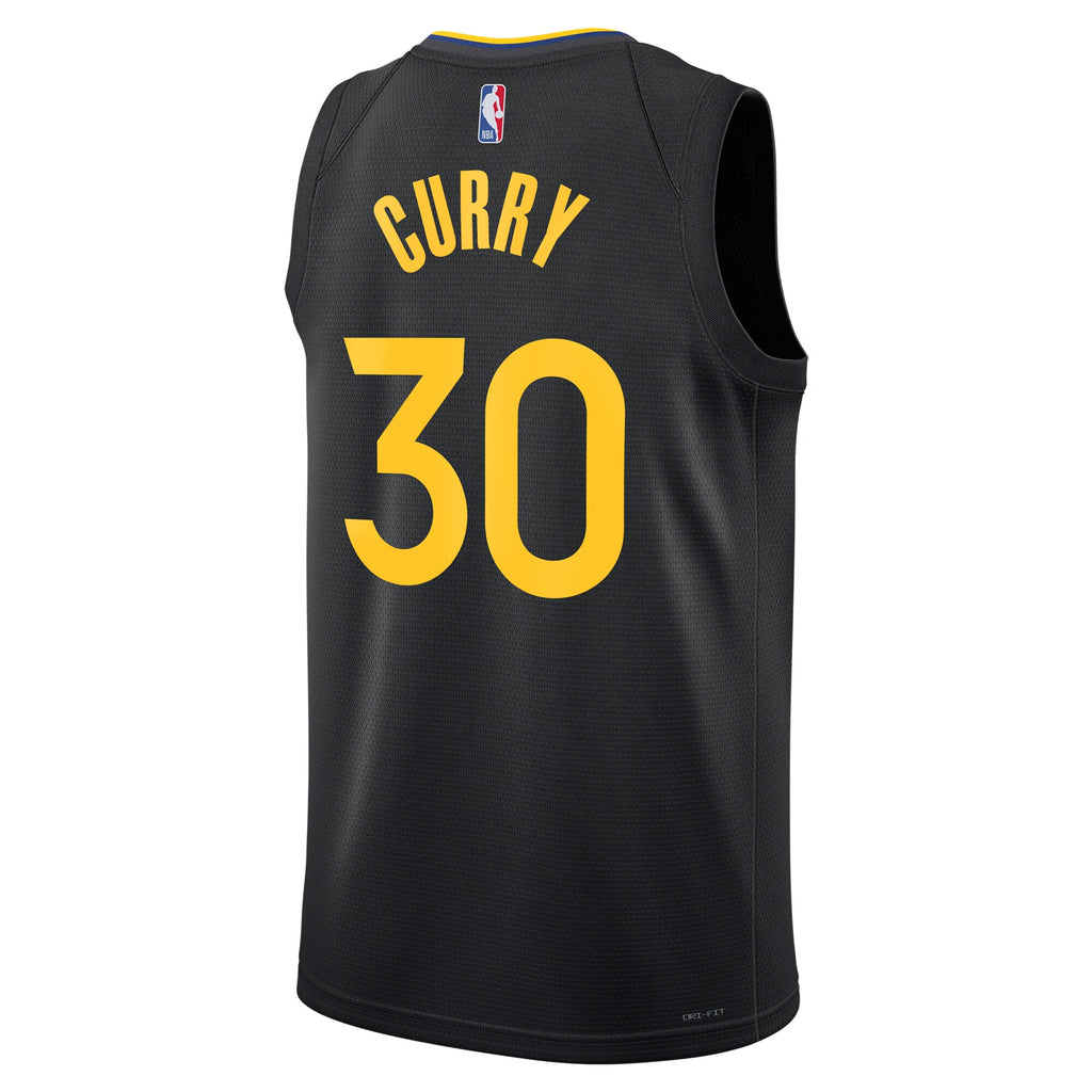 Golden State Warriors Jordan Brand 2024/25 Statement Edition Swingman Jersey - Black - Stephen Curry - Unisex NBA Team Jersey Basketball Fan Apparel