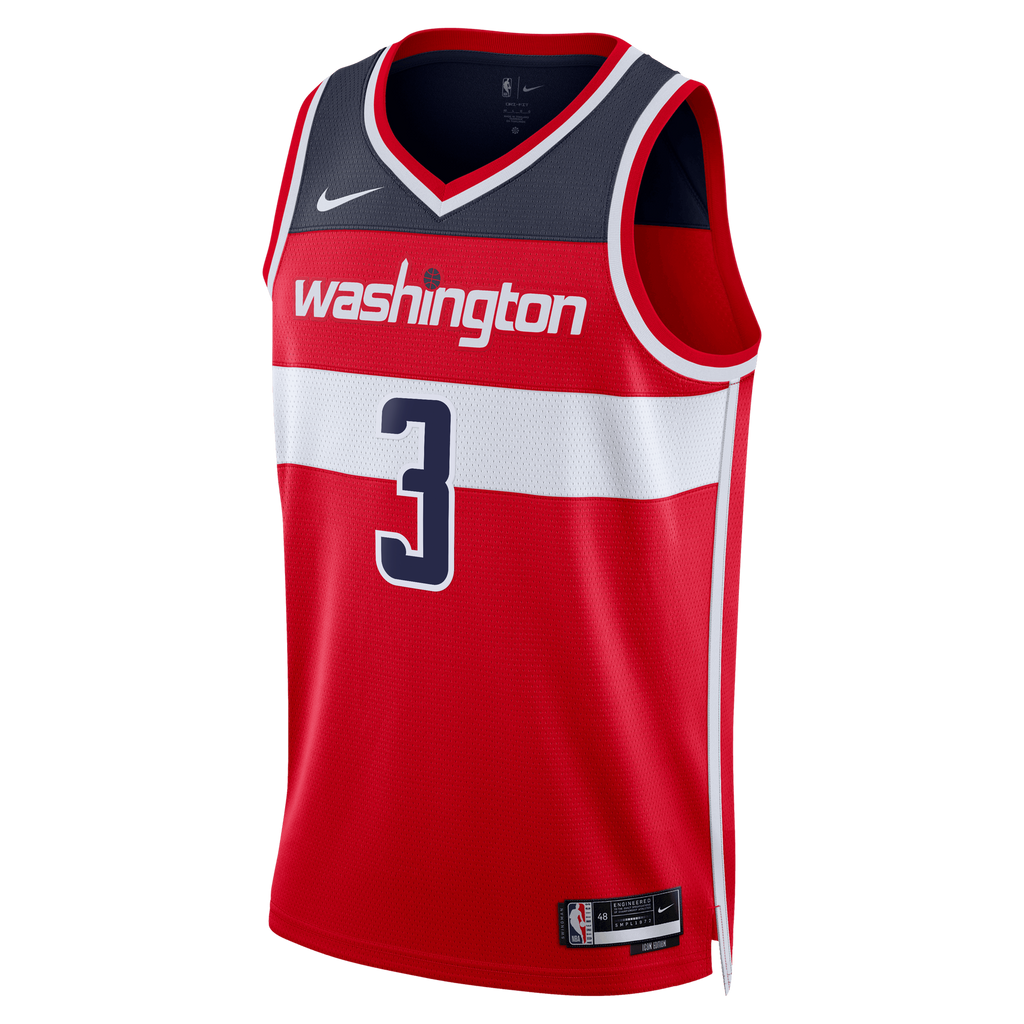 Washington Wizards Nike Icon Edition Swingman Jersey - Red - Trae Young - Unisex NBA Team Jersey Basketball Fan Apparel