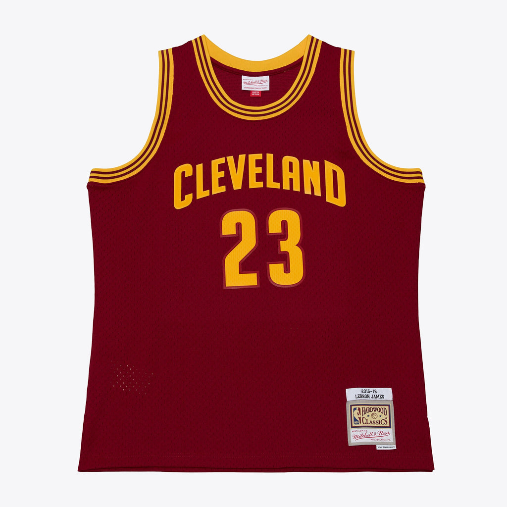 Cleveland Cavaliers LeBron James 2015-16 Mitchell & Ness Jersey NBA Team Jersey Basketball Fan Apparel