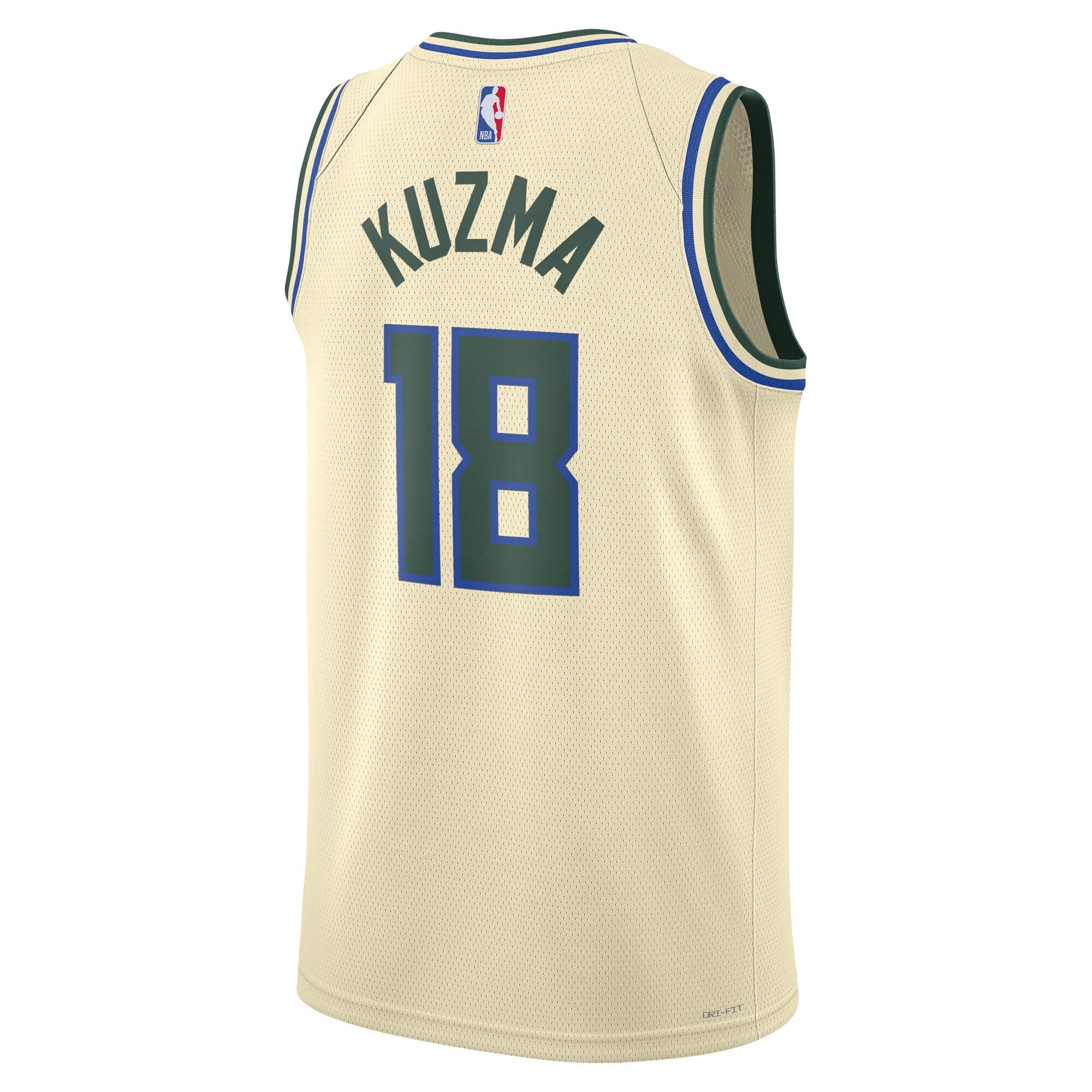 Milwaukee Bucks Nike 2025/26 City Edition Swingman Jersey - Cream - Kyle Kuzma - Unisex NBA Team Jersey Basketball Fan Apparel