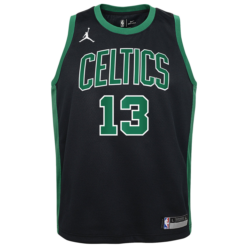 Boston Celtics Jordan Brand Statement Edition Swingman Jersey - Black - Paul George - Youth NBA Team Jersey Basketball Fan Apparel