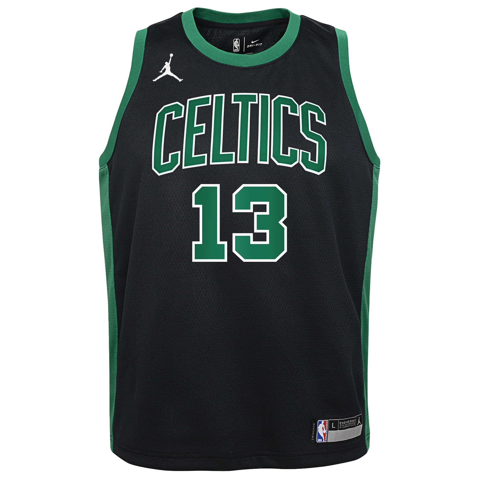 Boston Celtics Jordan Brand Statement Edition Swingman Jersey - Black - Paul George - Youth NBA Team Jersey Basketball Fan Apparel