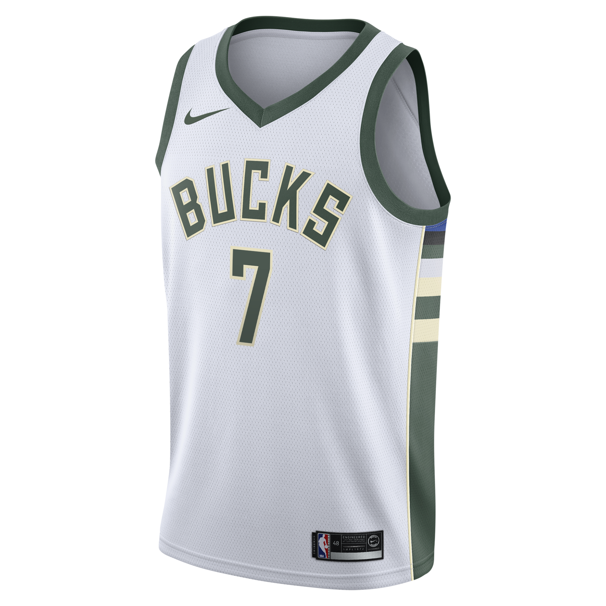 Milwaukee Bucks Nike Association Edition Swingman Jersey - White - Kevin Porter Jr. - Youth NBA Team Jersey Basketball Fan Apparel