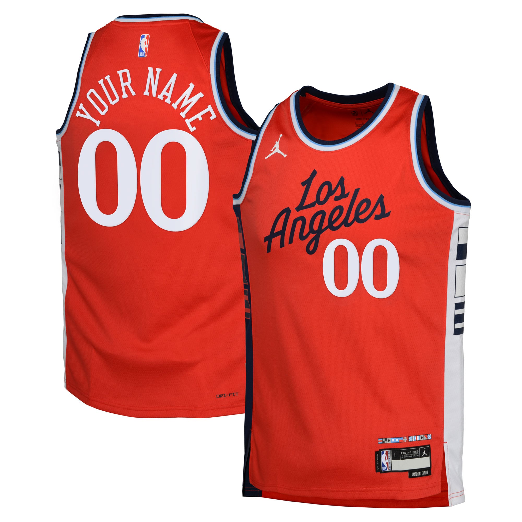 Los Angeles Clippers Nike Jordan Statement Jersey - Youth NBA Team Jersey Basketball Fan Apparel