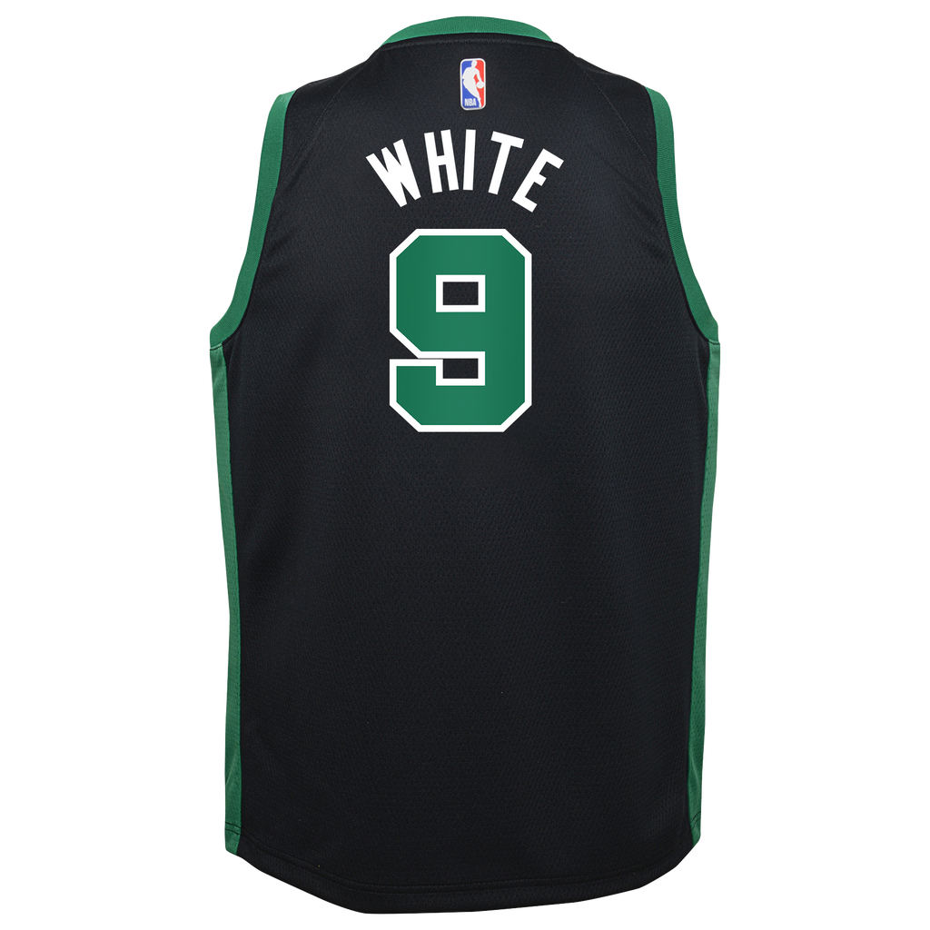 Boston Celtics Jordan Brand Statement Edition Swingman Jersey - Black - Derrick White - Youth NBA Team Jersey Basketball Fan Apparel