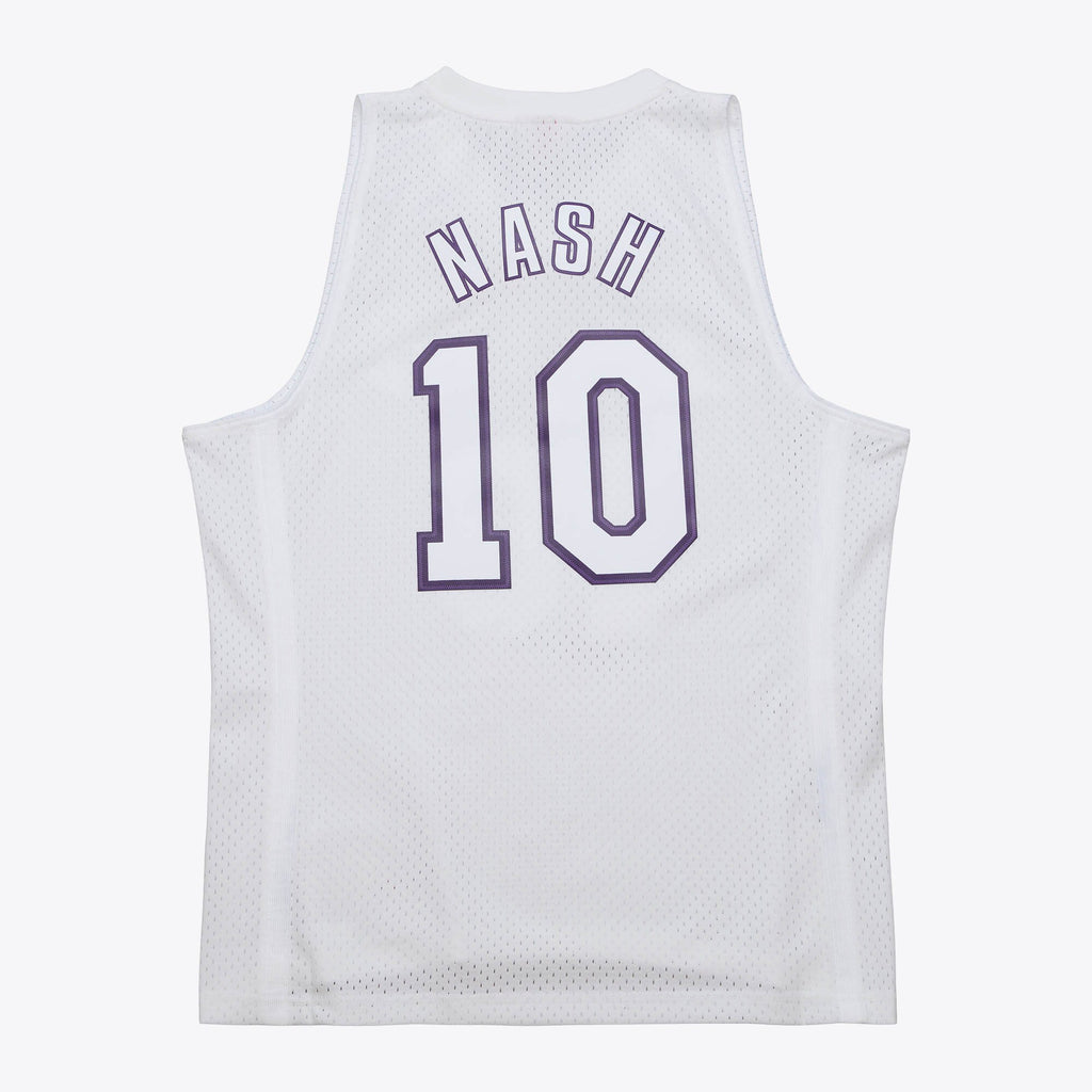 Los Angeles Lakers Mitchell & Ness Steve Nash 2012 Day Authentic Jersey - White NBA Team Jersey Basketball Fan Apparel