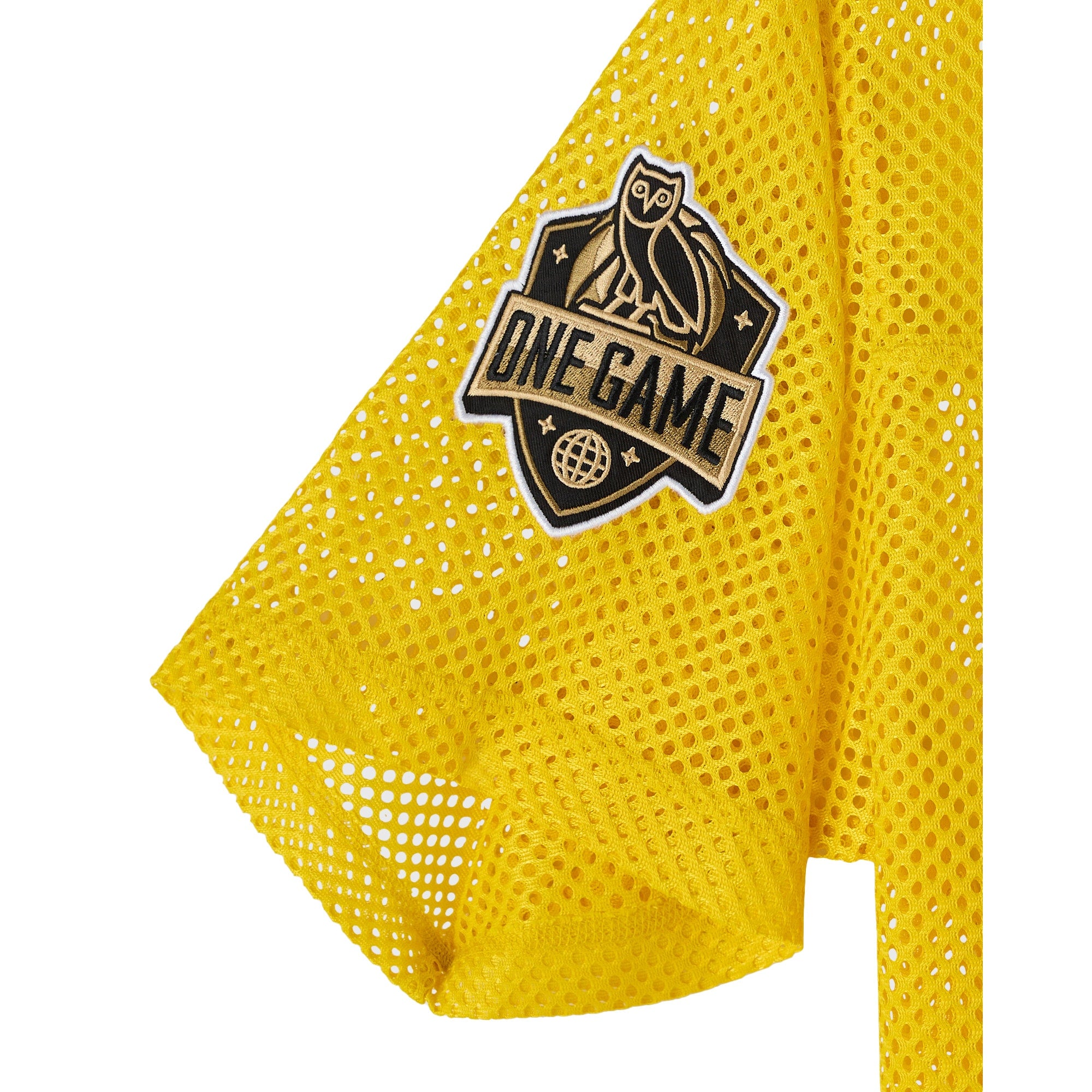 Golden State Warriors X OVO Mesh Football Jersey - Men's NBA Team Jersey Basketball Fan Apparel