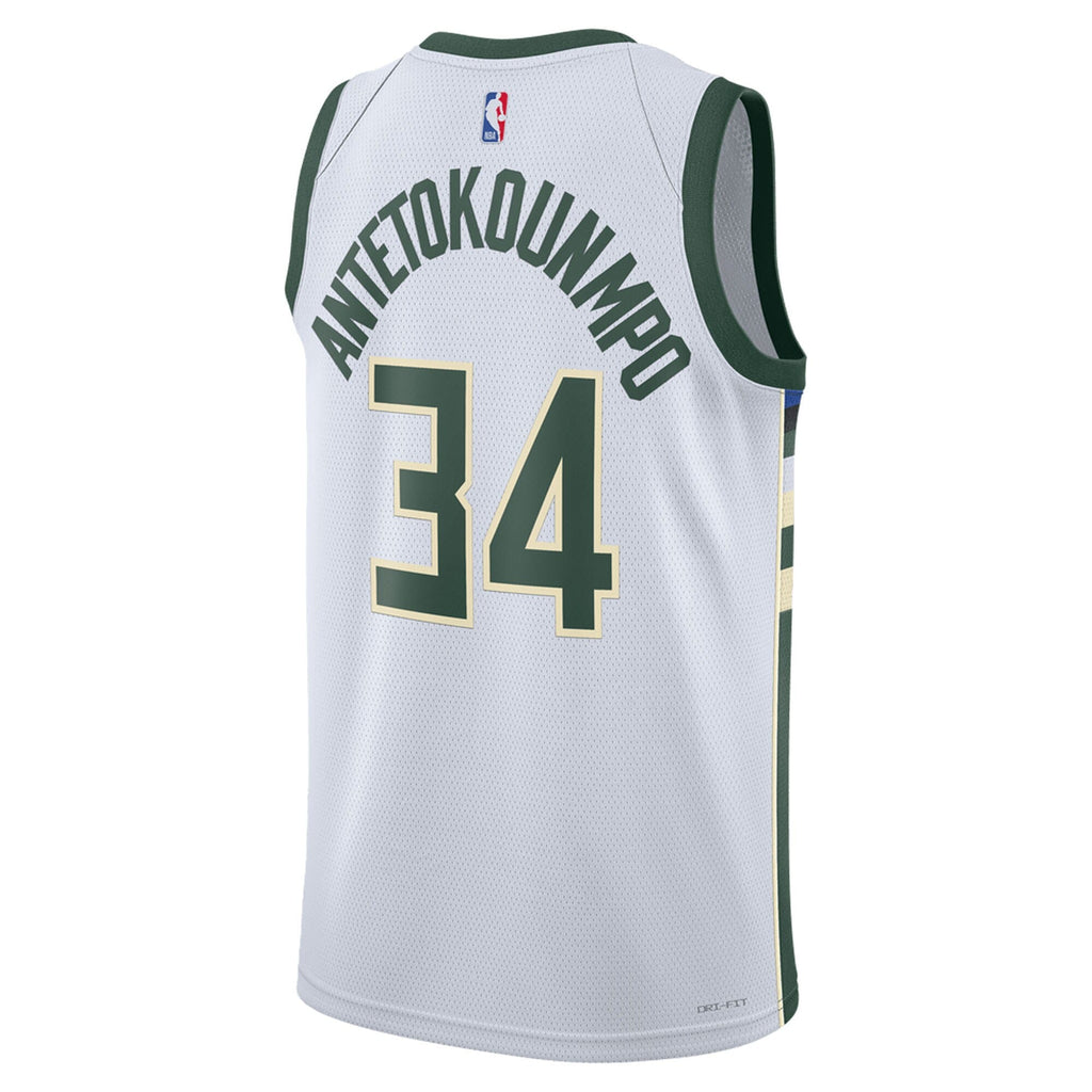 Milwaukee Bucks NBA Association Swingman Jersey - Giannis Antetokounmpo NBA Team Jersey Basketball Fan Apparel