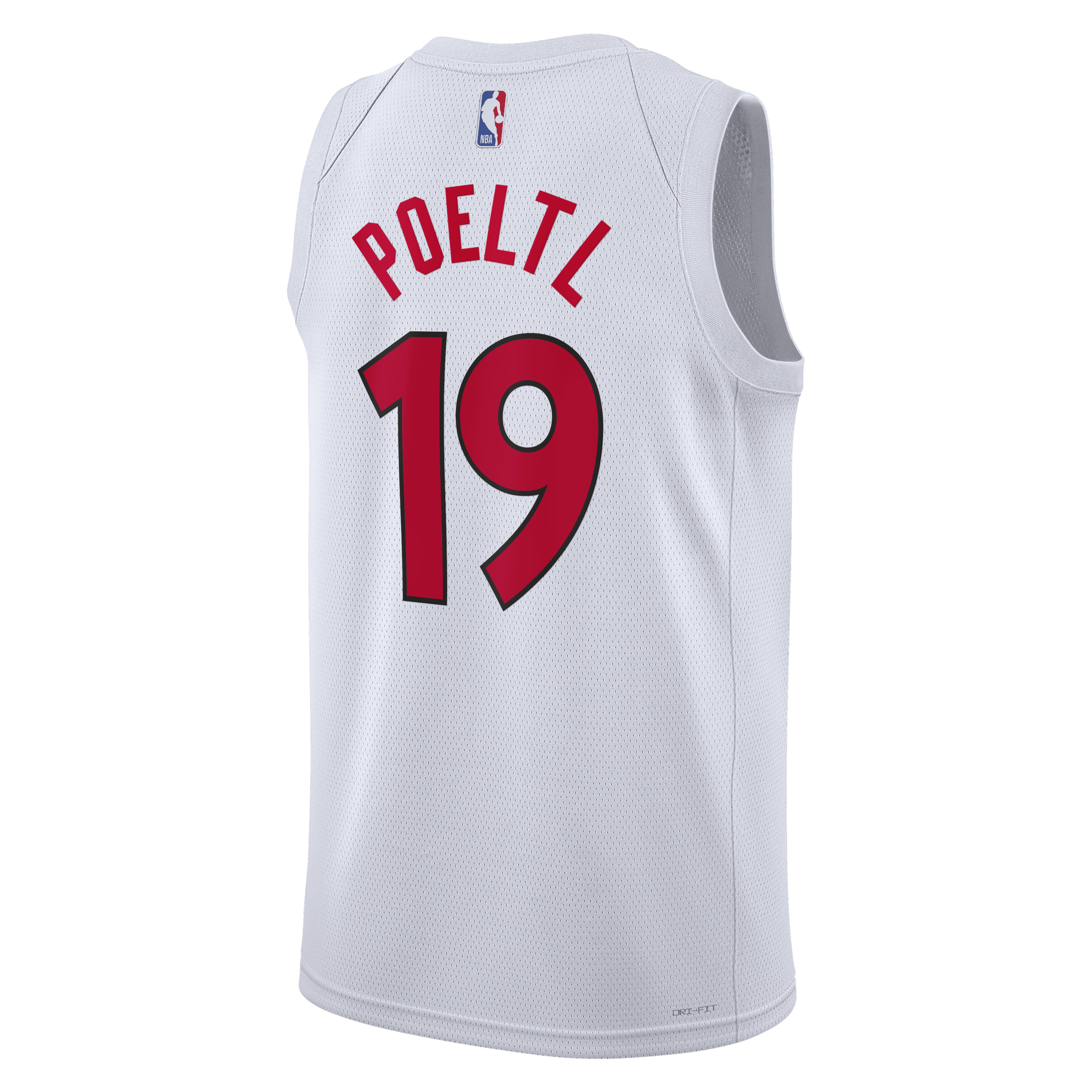 Toronto Raptors Nike Association Edition Swingman Jersey - White - Jakob Poeltl - Unisex NBA Team Jersey Basketball Fan Apparel