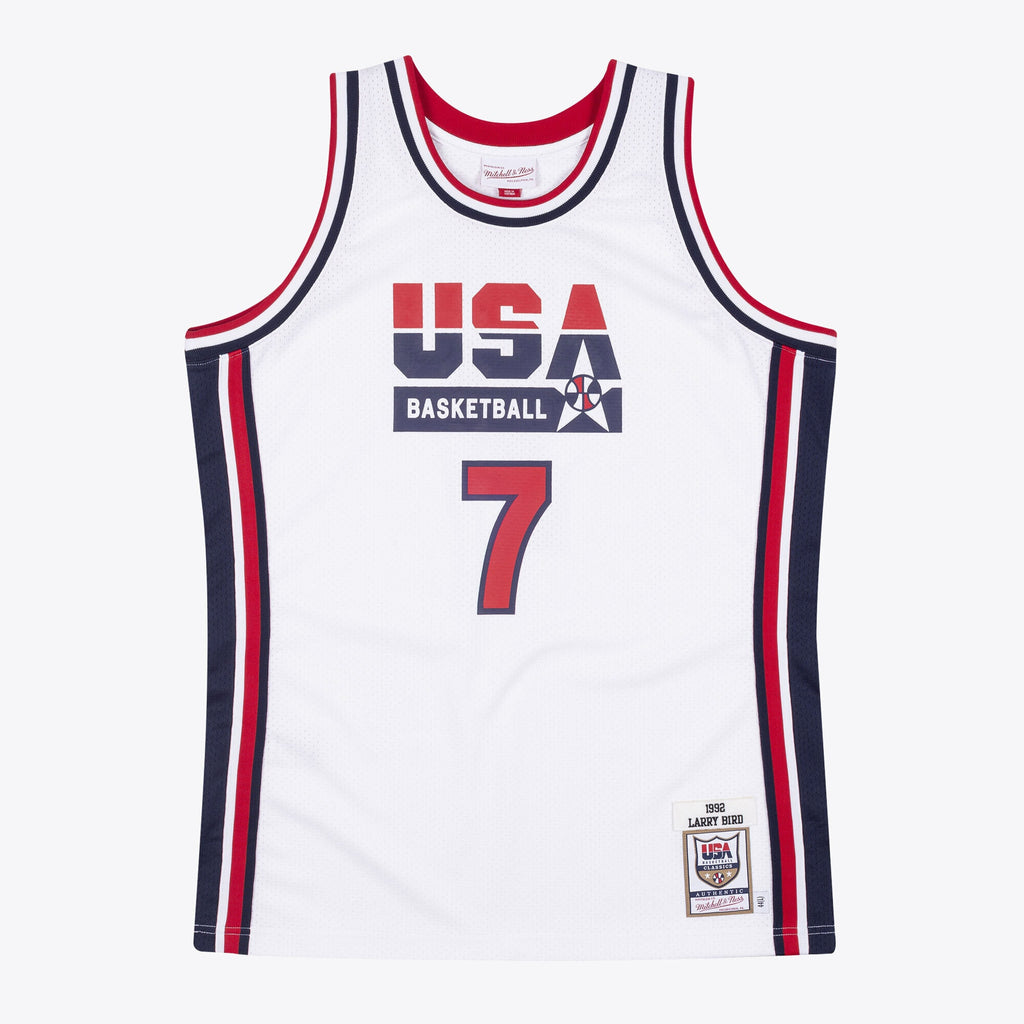 USA Basketball Mitchell & Ness Authentic Jersey Larry Bird 1992 NBA Team Jersey Basketball Fan Apparel