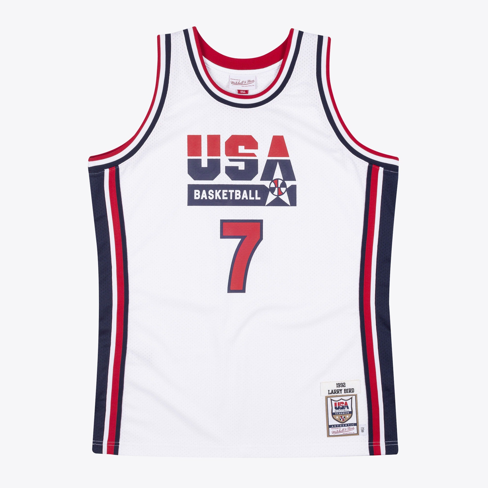 USA Basketball Mitchell & Ness Authentic Jersey Larry Bird 1992 NBA Team Jersey Basketball Fan Apparel