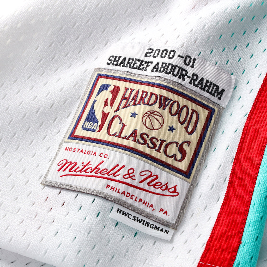 Vancouver Grizzlies Mitchell & Ness Shareef Abdur-Rahim 2000 Swingman Authentic Jersey - White NBA Team Jersey Basketball Fan Apparel