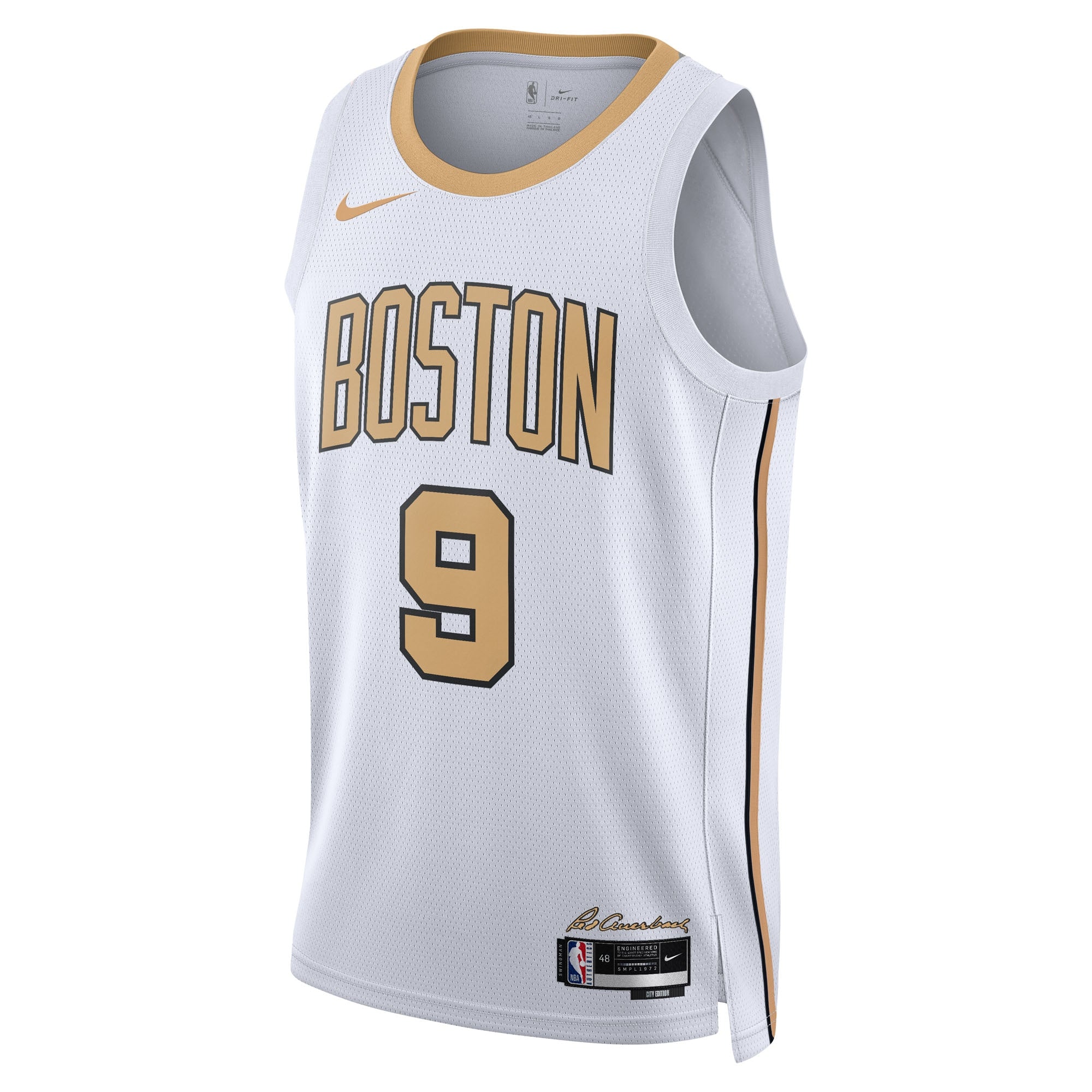Boston Celtics Nike 2025/26 City Edition Swingman Jersey - White - Derrick White - Unisex NBA Team Jersey Basketball Fan Apparel