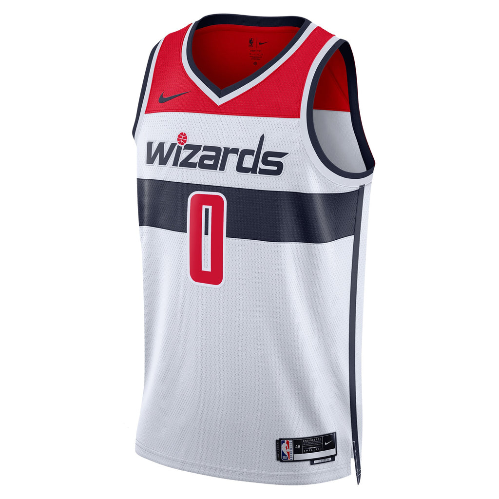 Washington Wizards Nike Association Edition Swingman Jersey - White - Bilal Coulibaly - Unisex NBA Team Jersey Basketball Fan Apparel